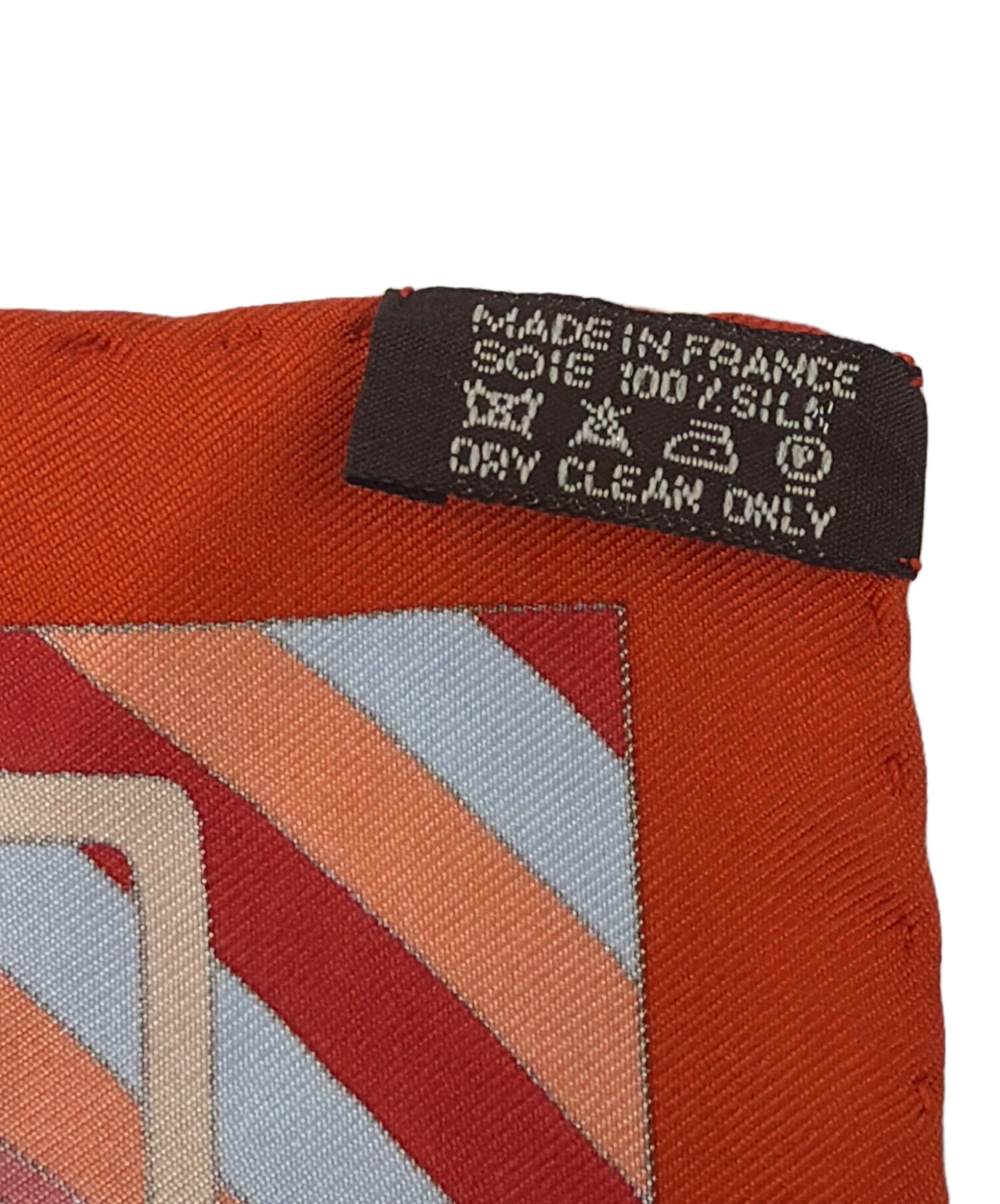 中古・古着通販】HERMES (エルメス) シルクスカーフ レッド｜ブランド