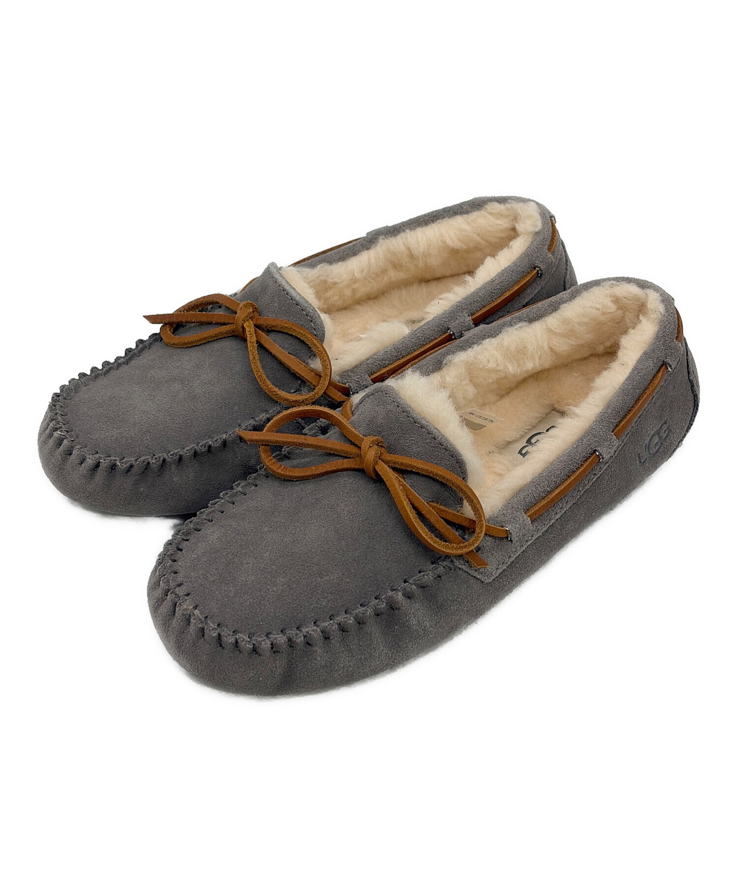中古・古着通販】UGG (アグ) モカシンシューズ グレー サイズ:SIZE