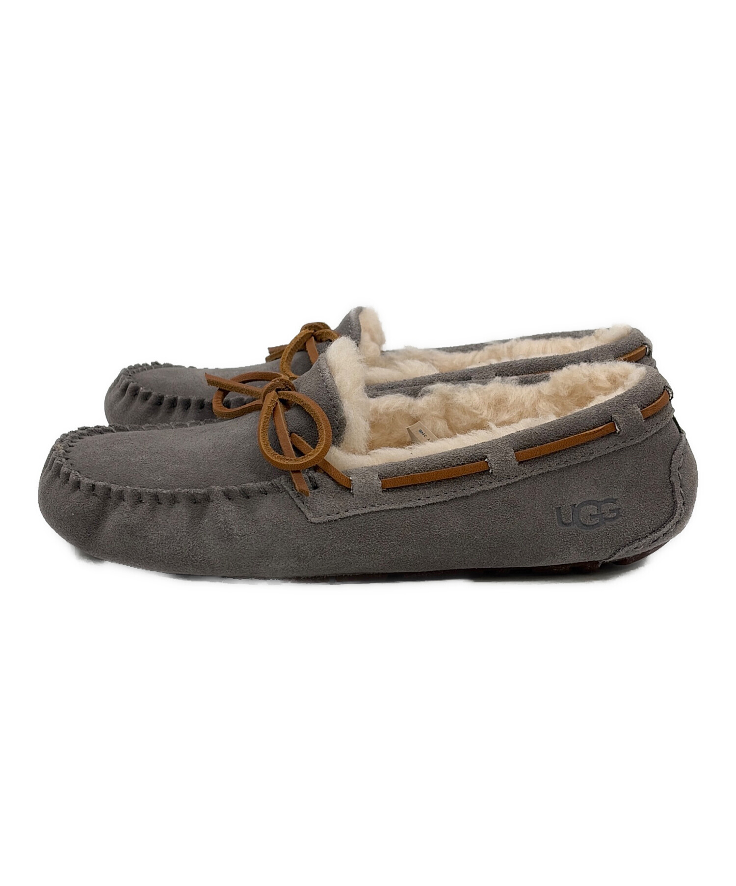 中古・古着通販】UGG (アグ) モカシンシューズ グレー サイズ:SIZE