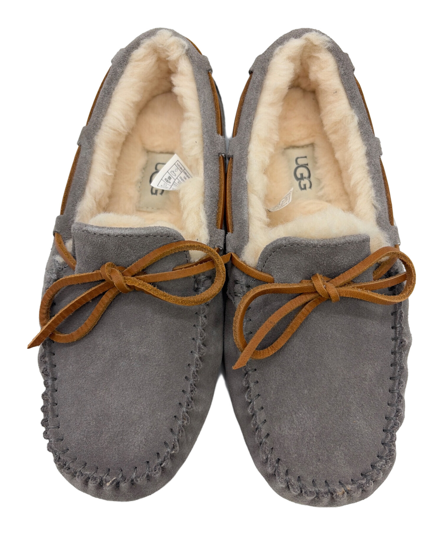 中古・古着通販】UGG (アグ) モカシンシューズ グレー サイズ:SIZE