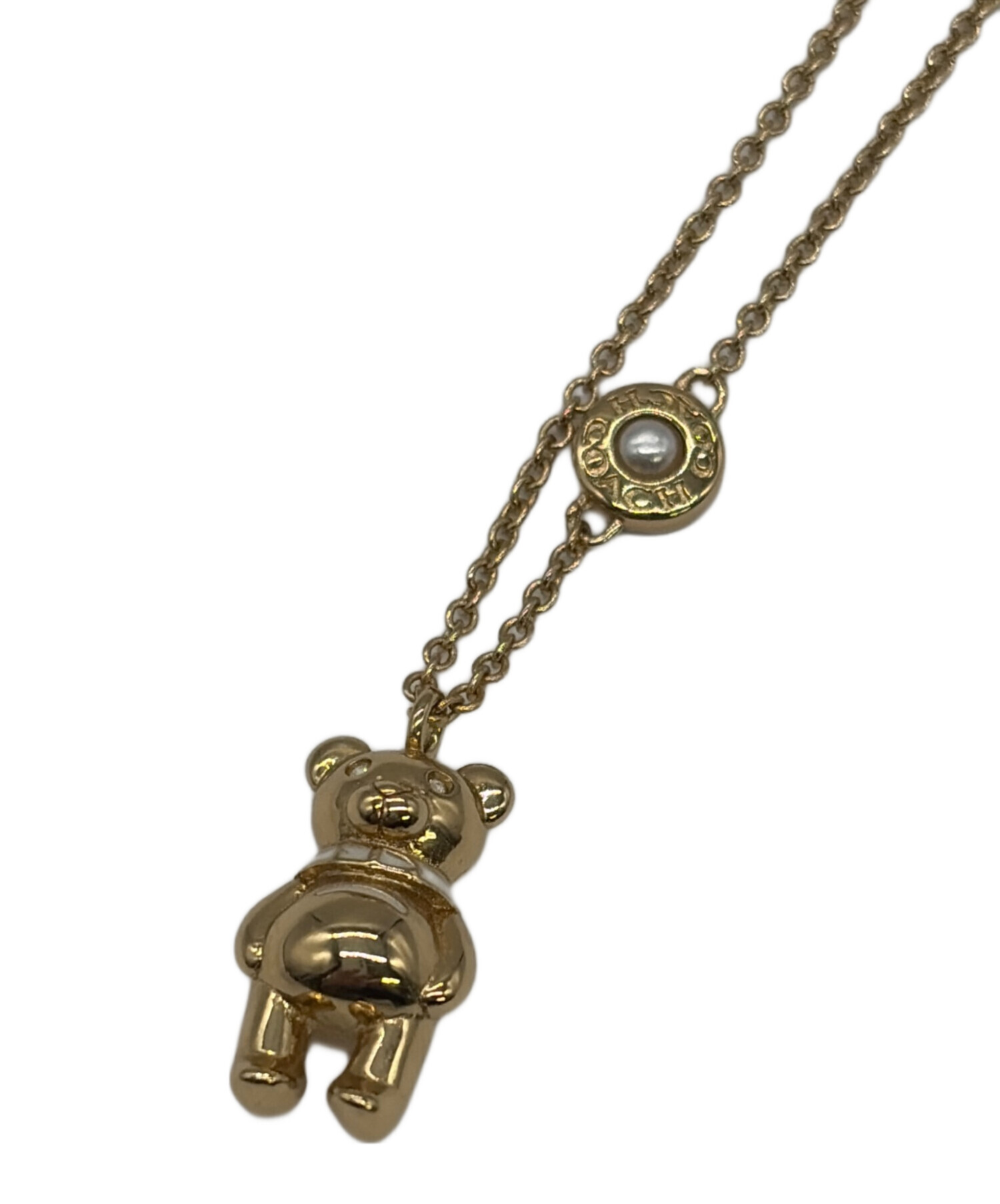 新品未使用COACH クマチャーム ネックレス C7794ベアー本物 中古・古着通販】COACH (コーチ) テディベアネックレス ゴールド