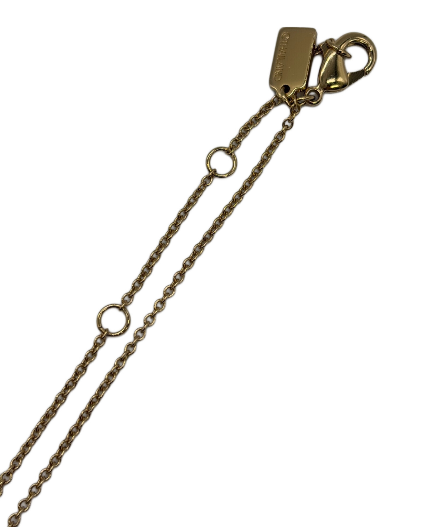 中古・古着通販】COACH (コーチ) テディベアネックレス ゴールド
