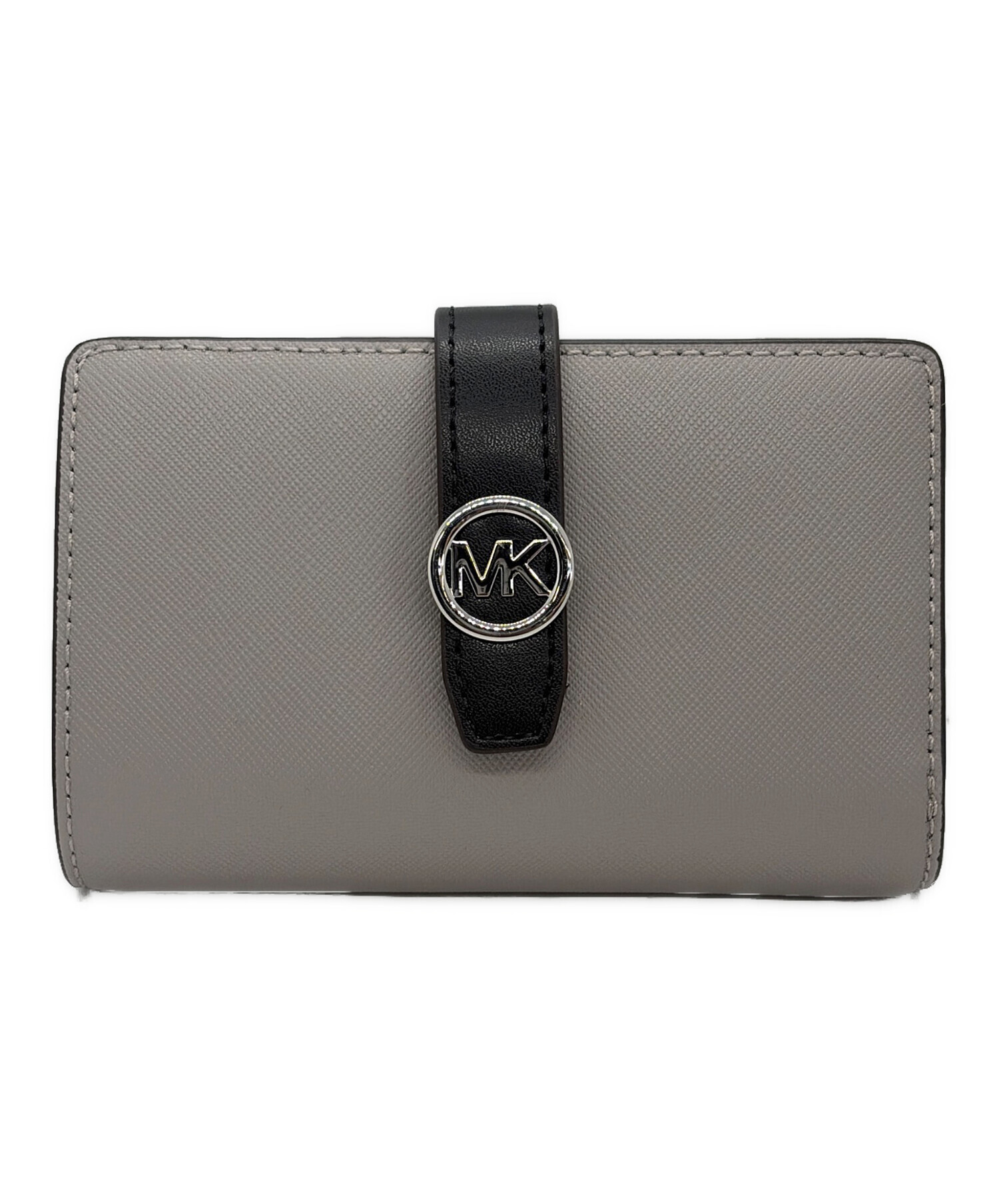 中古・古着通販】MICHAEL KORS (マイケル・コース) 2つ折り財布 グレー