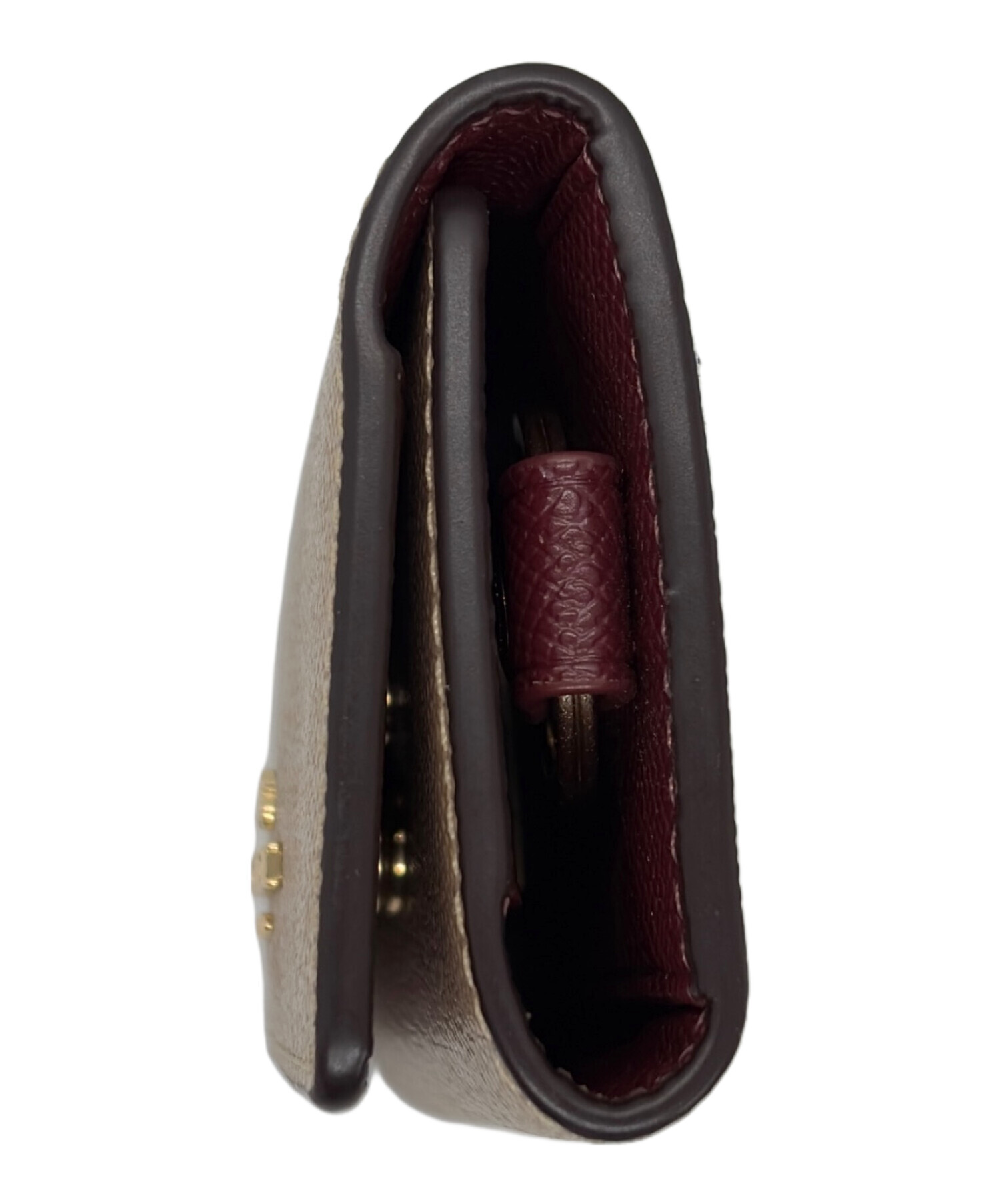 中古・古着通販】COACH (コーチ) 5連キーケース ベージュ×ブラウン