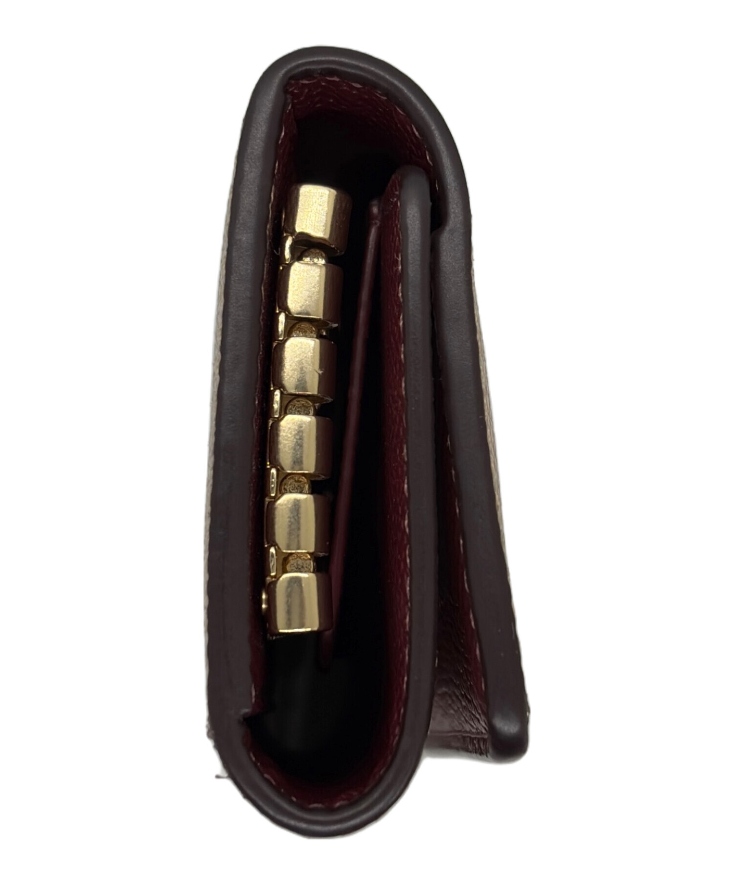 中古・古着通販】COACH (コーチ) 5連キーケース ベージュ×ブラウン