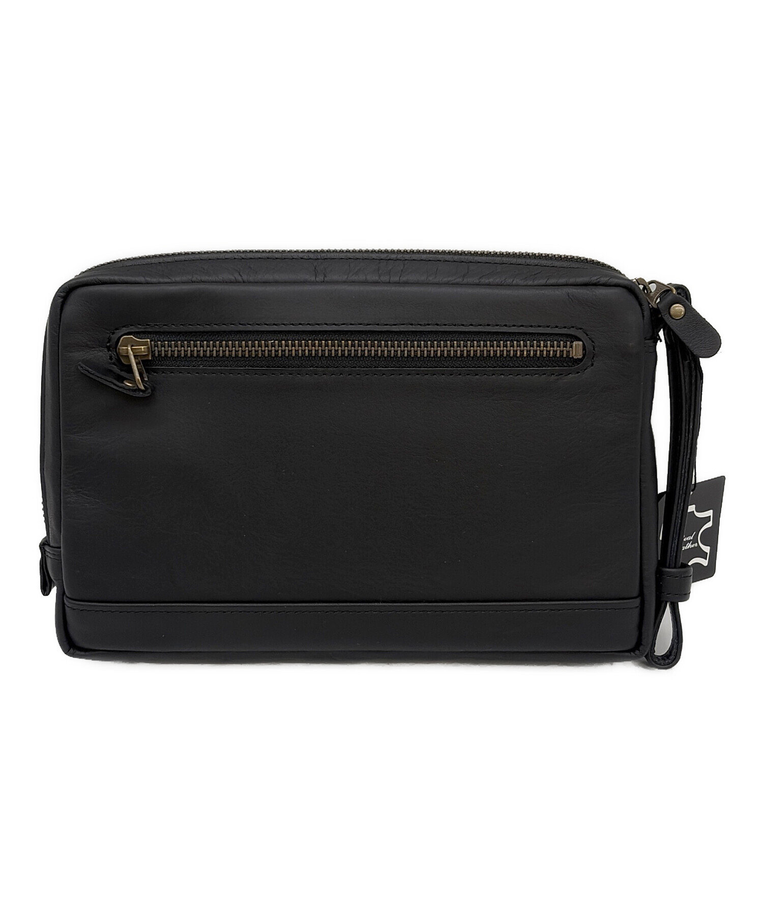 中古・古着通販】PORTER (ポーター) クラッチバッグ ブラック 