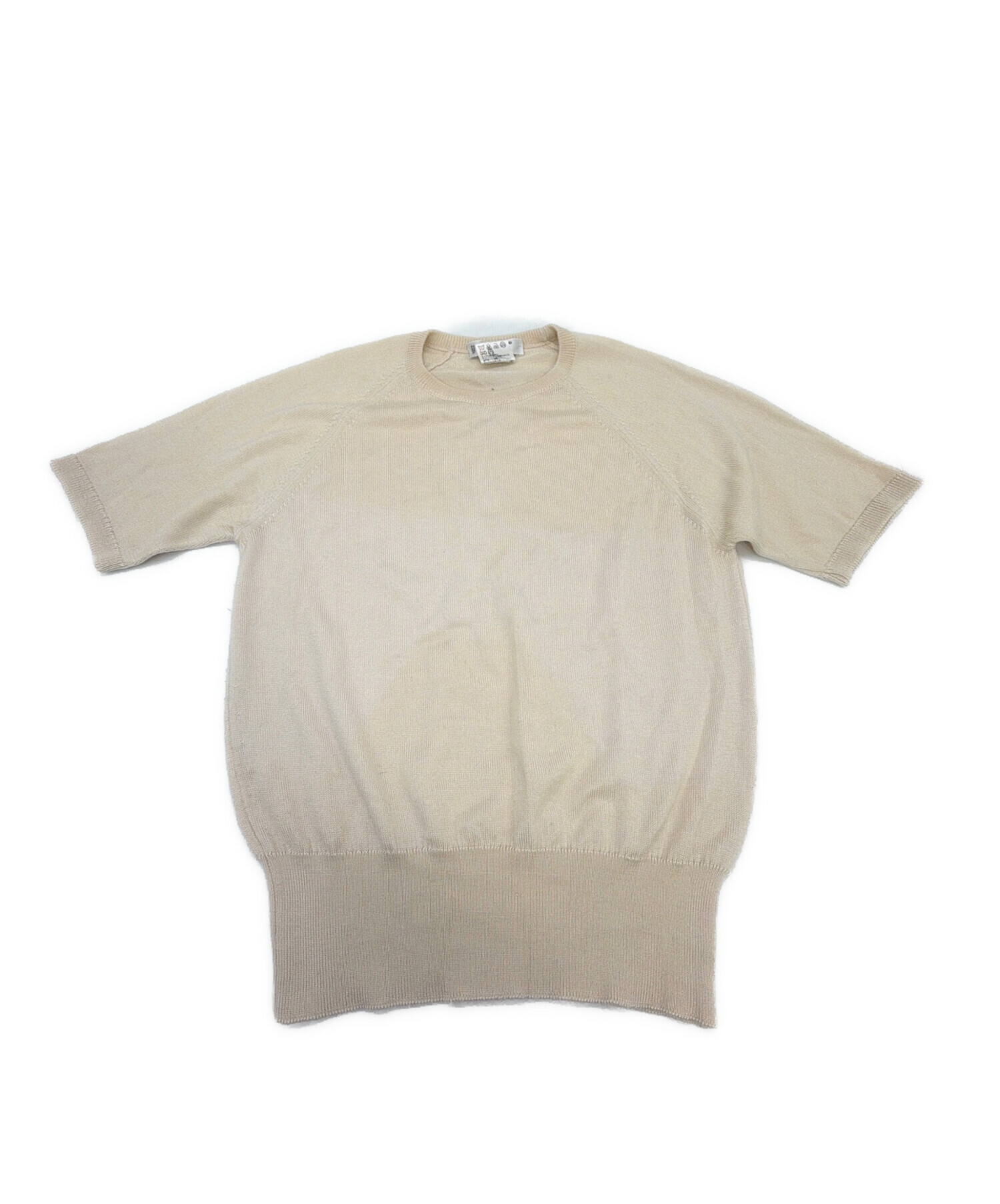 中古・古着通販】CELINE (セリーヌ) シルク・カシミヤ混半袖ニット