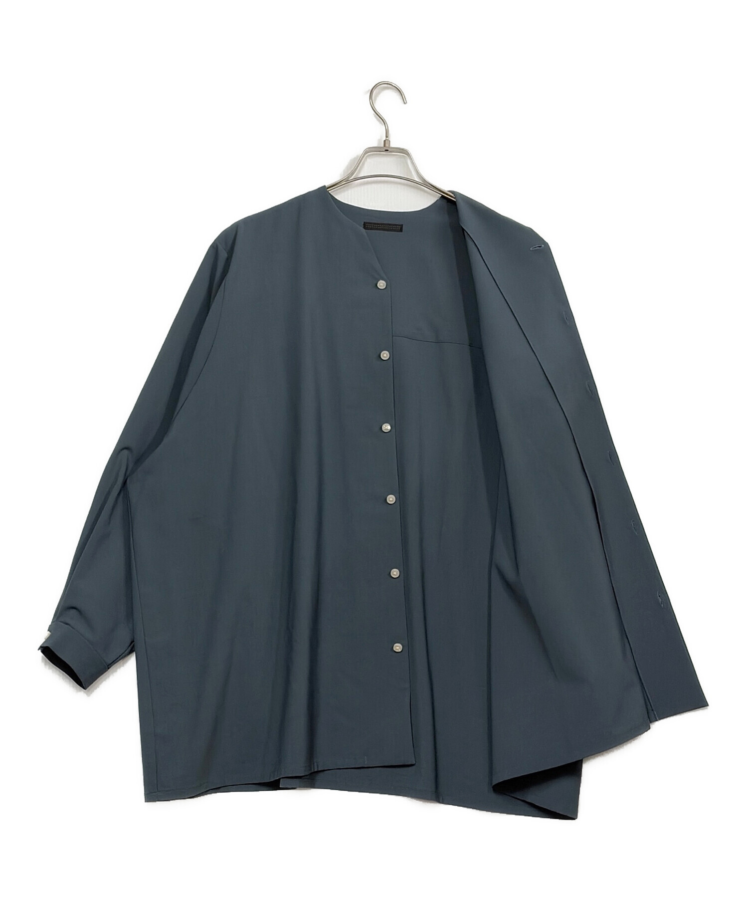 中古・古着通販】BISHOOL (ビシュール) 長袖シャツ ブルー サイズ:SIZE