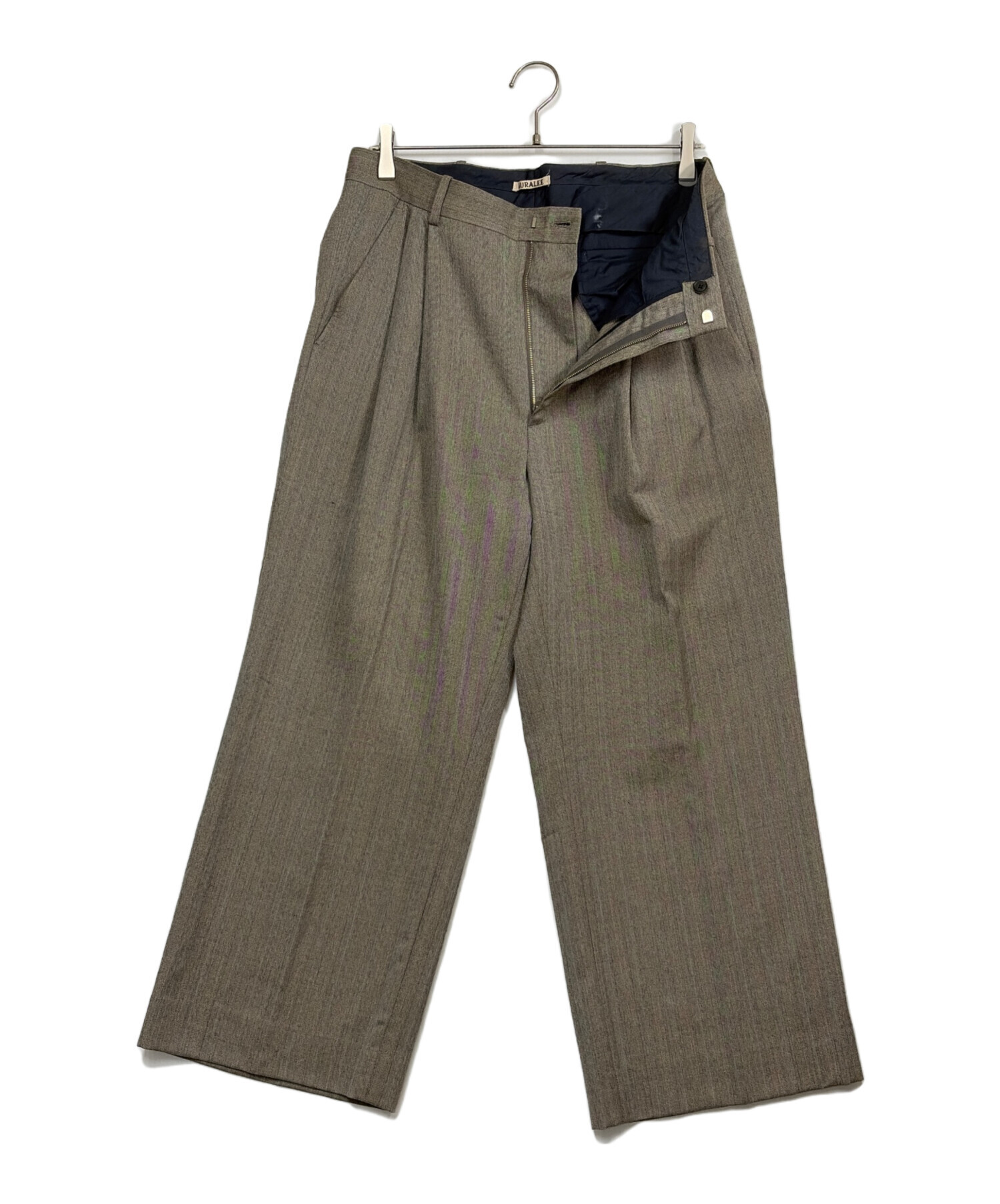 中古・古着通販AURALEE (オーラリー) WOOL SILK HERRINGBONE WIDE