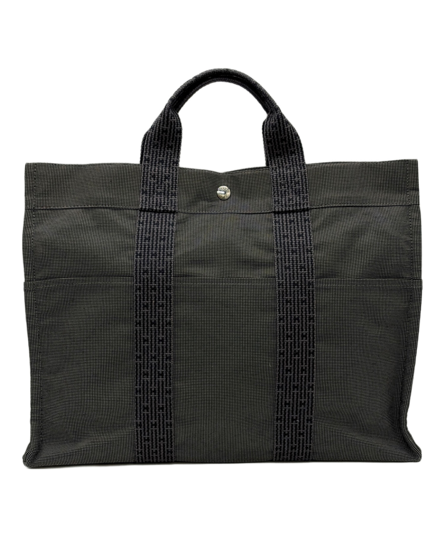 中古・古着通販】HERMES (エルメス) トートバッグ ダークグレー 