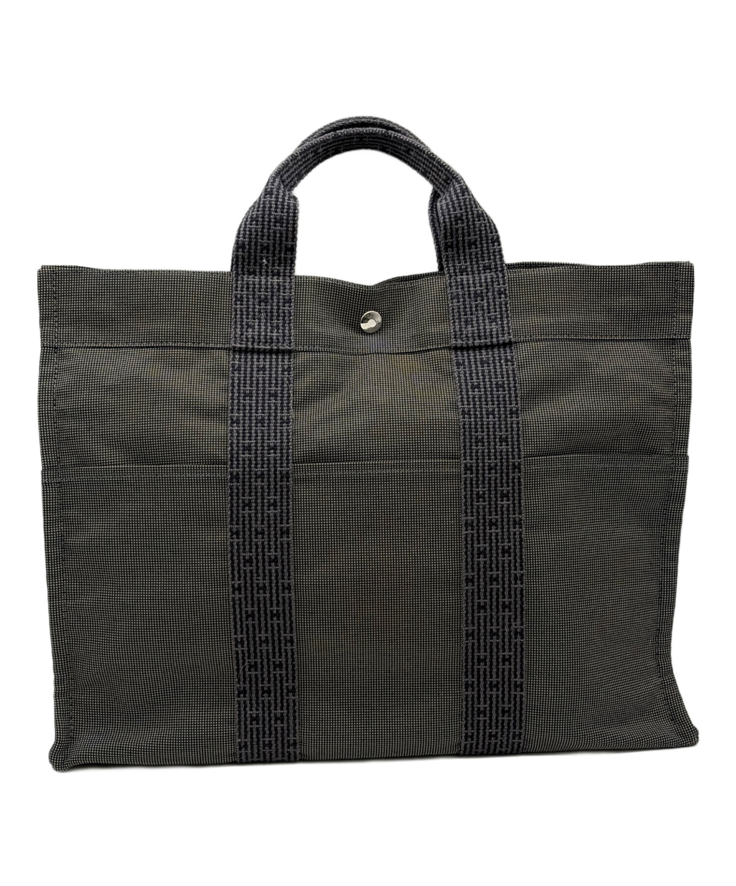 ✨HERMES✨エルメス✨アメダバ✨カバドゥポッシュ✨ダークグレー✨トートバッグ 中古・古着通販】HERMES (エルメス) トートバッグ ダークグレー