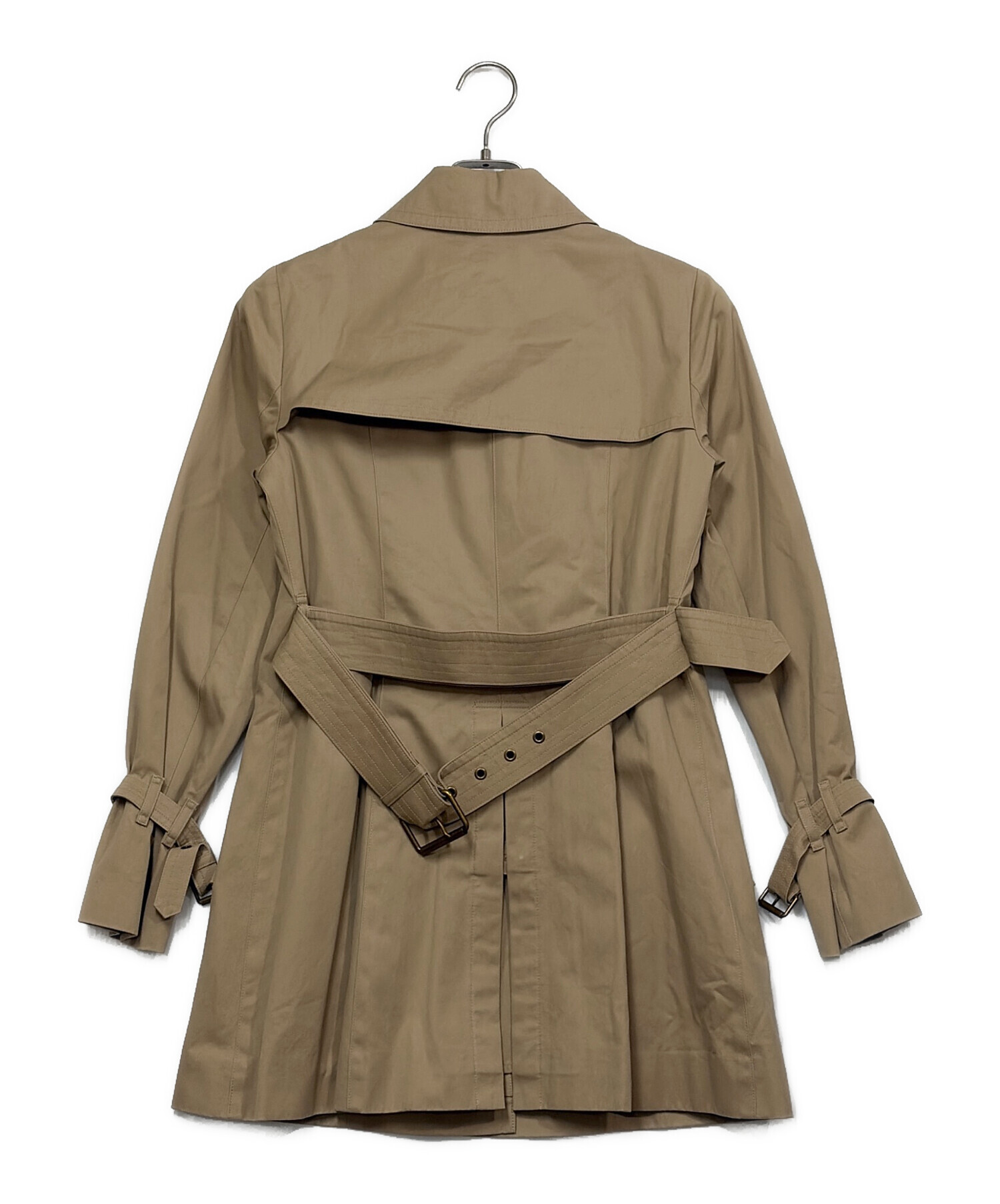 BURBERRY BLUE LABEL トレンチコート レディース38サイズ BURBERRY BLUE LABEL（バーバリーブルーレーベル） コート 38 グレー