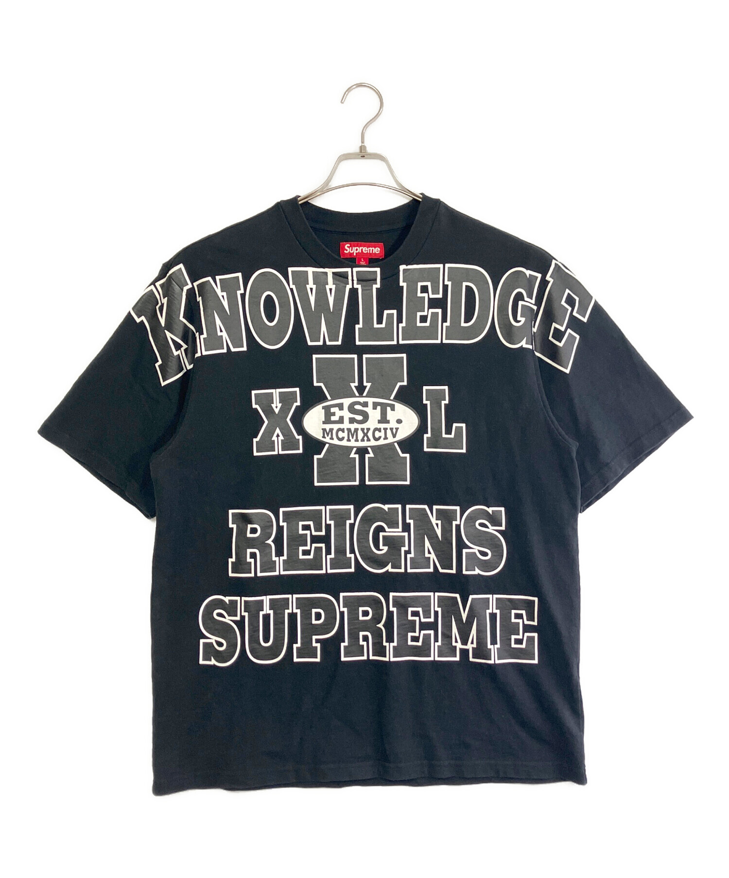 中古・古着通販】SUPREME (シュプリーム) 半袖Tシャツ ブラック サイズ 
