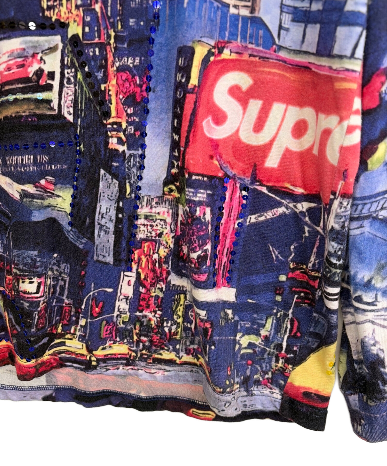 中古・古着通販】Supreme (シュプリーム) Skyline Sequin L/S Tee