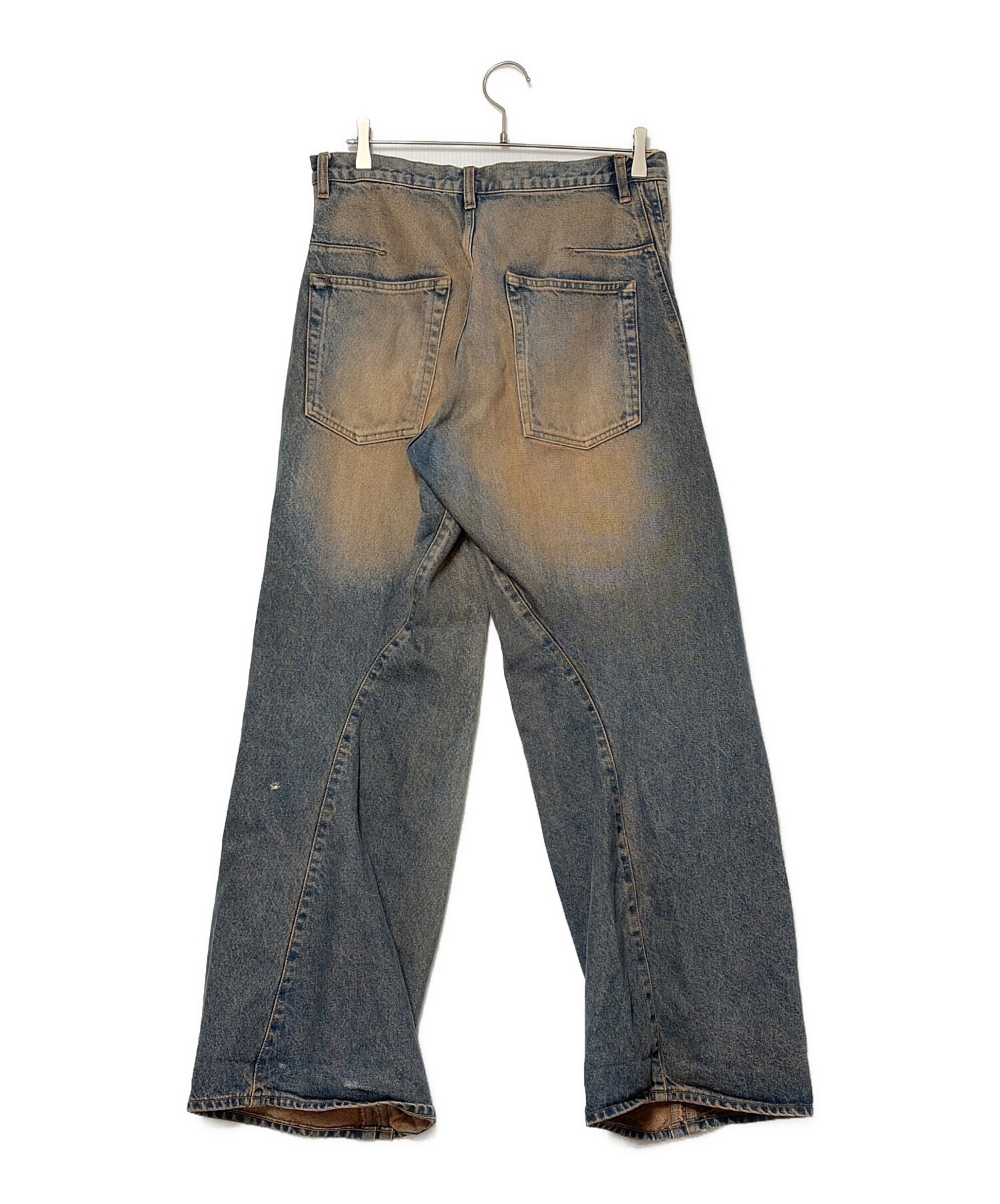 中古・古着通販】NVRFRGT (ネヴァーフォーゲット) 3D Twisted Jeans 