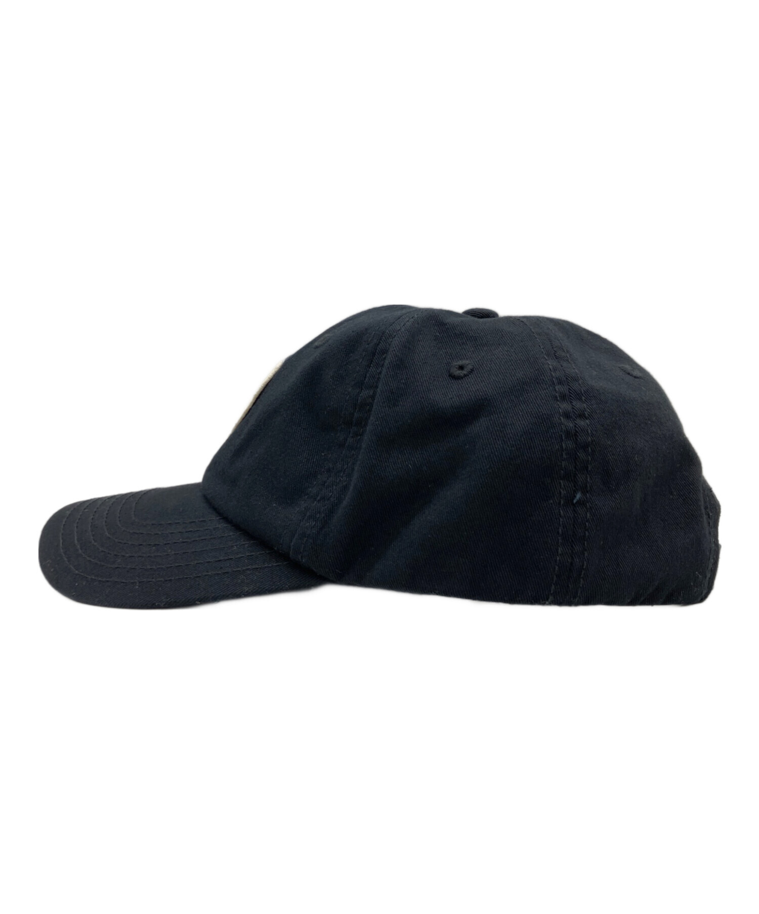 ヒューマンメイド　6PANEL TWILL CAP　京都黒 中古・古着通販】HUMAN MADE (ヒューマンメイド) 6PANEL TWILL CAP