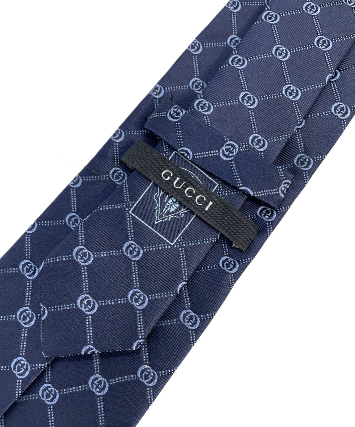 中古・古着通販】GUCCI (グッチ) ネクタイ ネイビー サイズ:無し