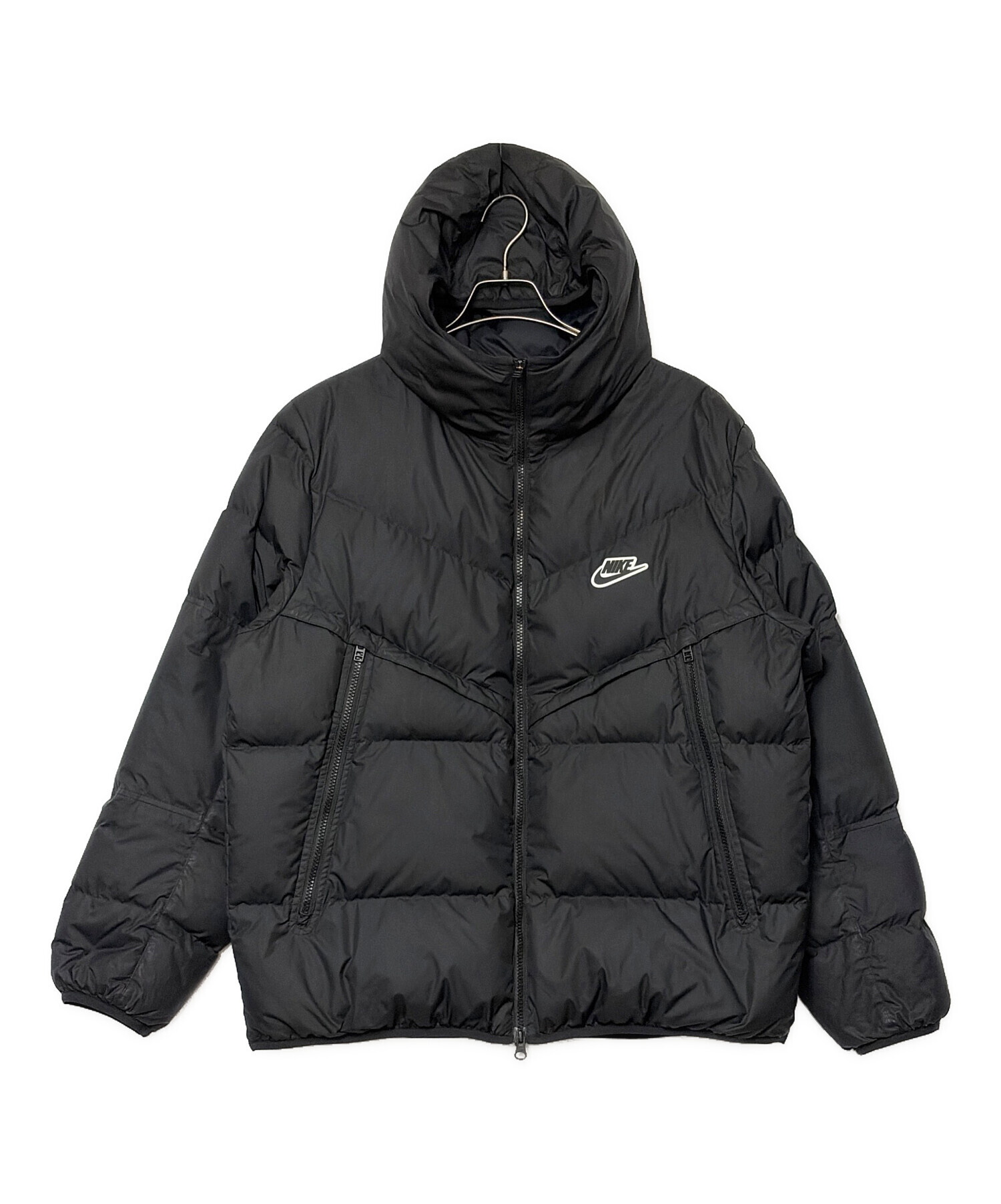中古・古着通販】NIKE (ナイキ) ダウンジャケット ブラック サイズ 