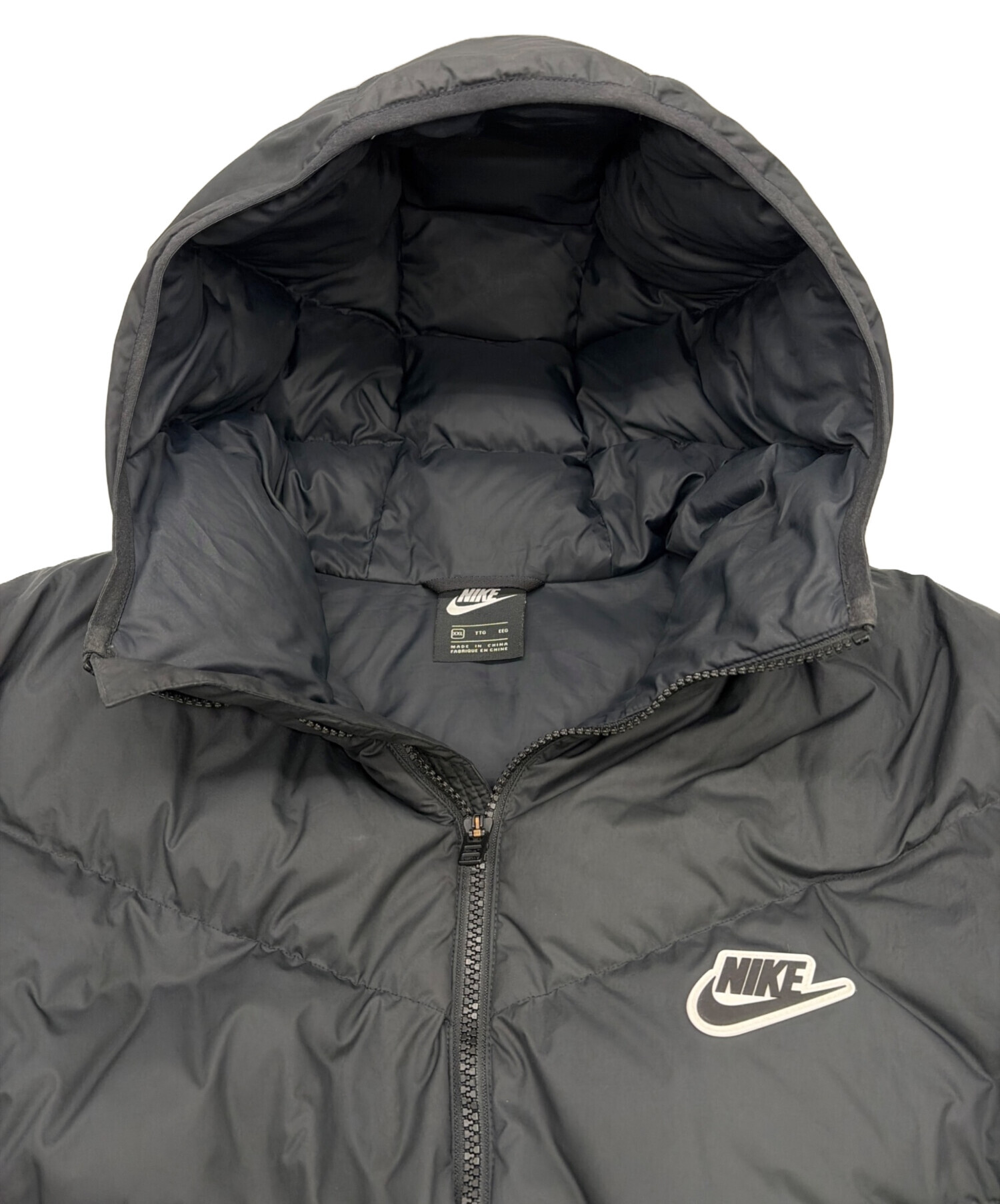 nike ダウン 美品 中古・古着通販】NIKE (ナイキ) ダウンジャケット ブラック サイズ