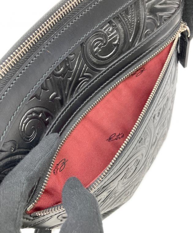 【未使用級】ETRO マルゴット オーガナイザー レザー グレイッシュホワイト 中古・古着通販】ETRO (エトロ) マルゴット型押しレザートートバッグ