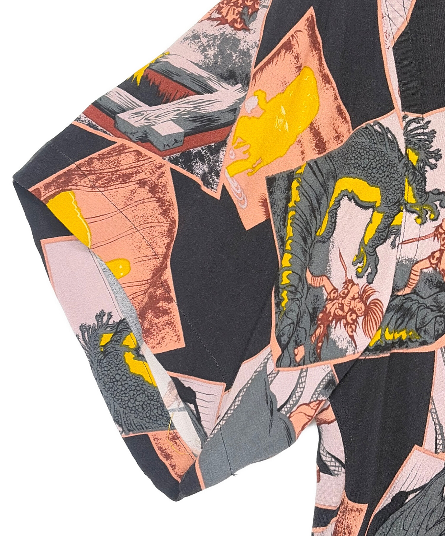 中古・古着通販】Dry bones (ドライボーンズ) アロハシャツ ブラック