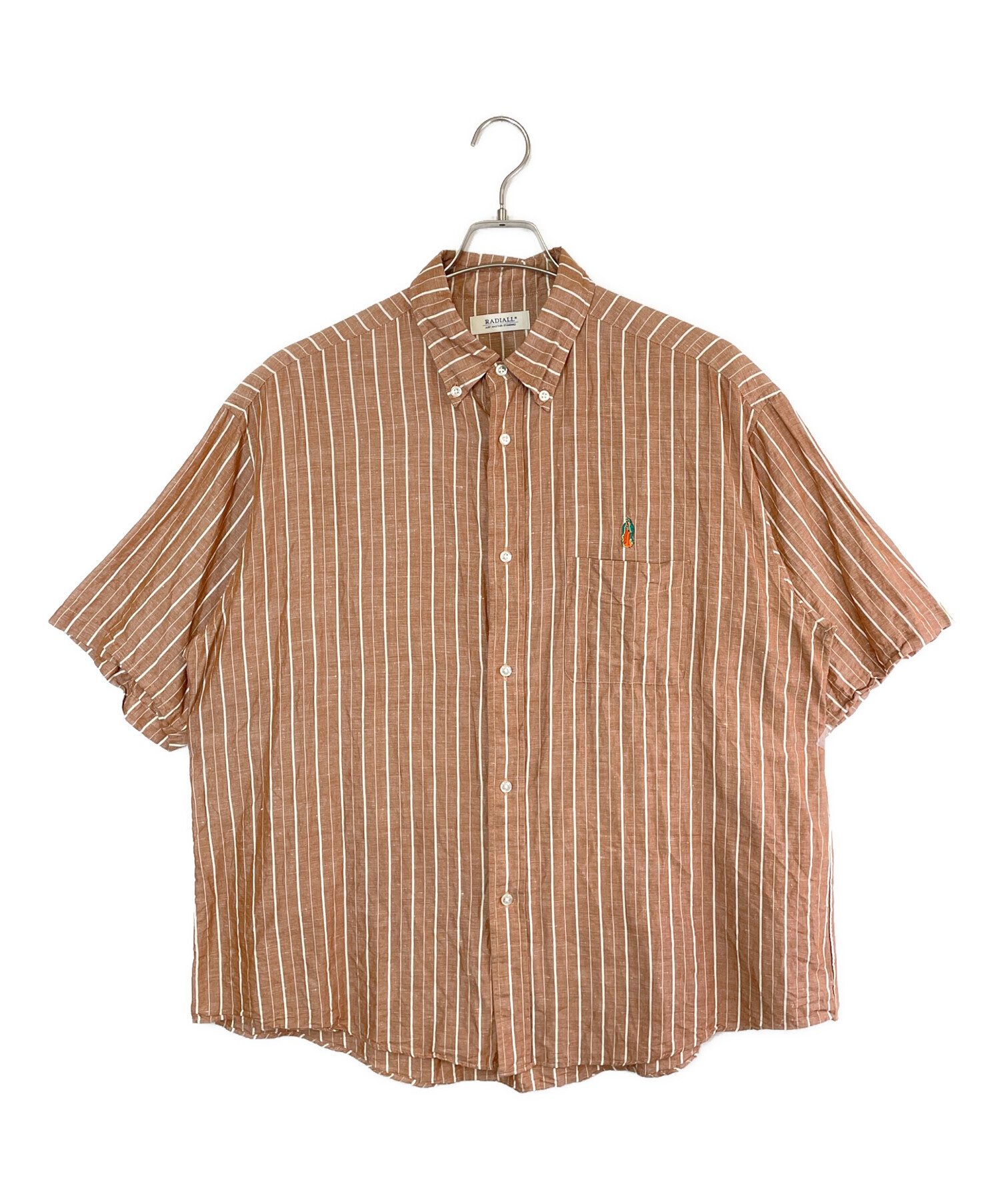 中古・古着通販】RADIALL (ラディアル) 半袖シャツ ブラウン サイズ:XL 