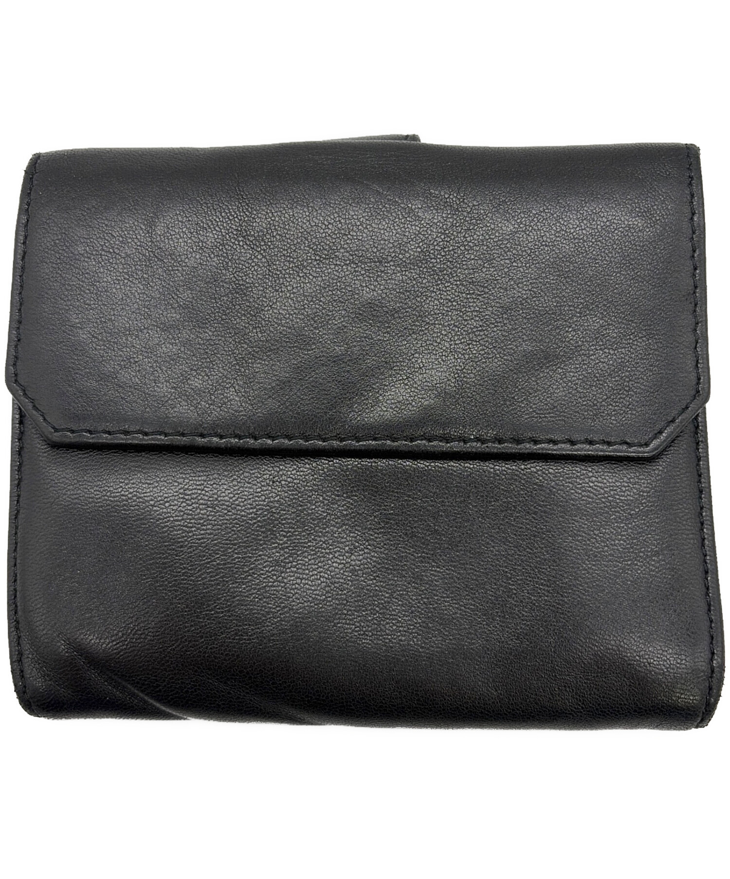 中古・古着通販】LOEWE (ロエベ) 2つ折り財布 ブラック｜ブランド