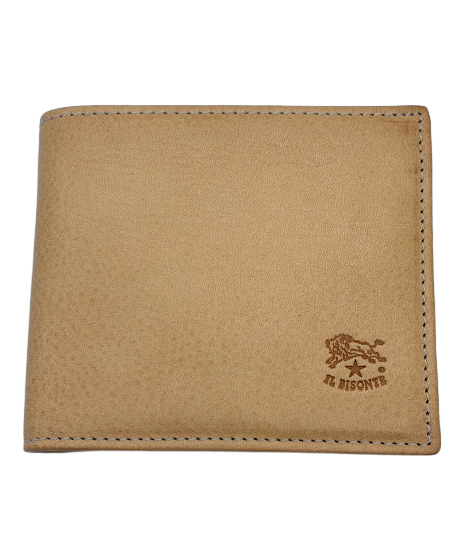 中古・古着通販】IL BISONTE (イル ビゾンテ) 2つ折り財布 ブラウン