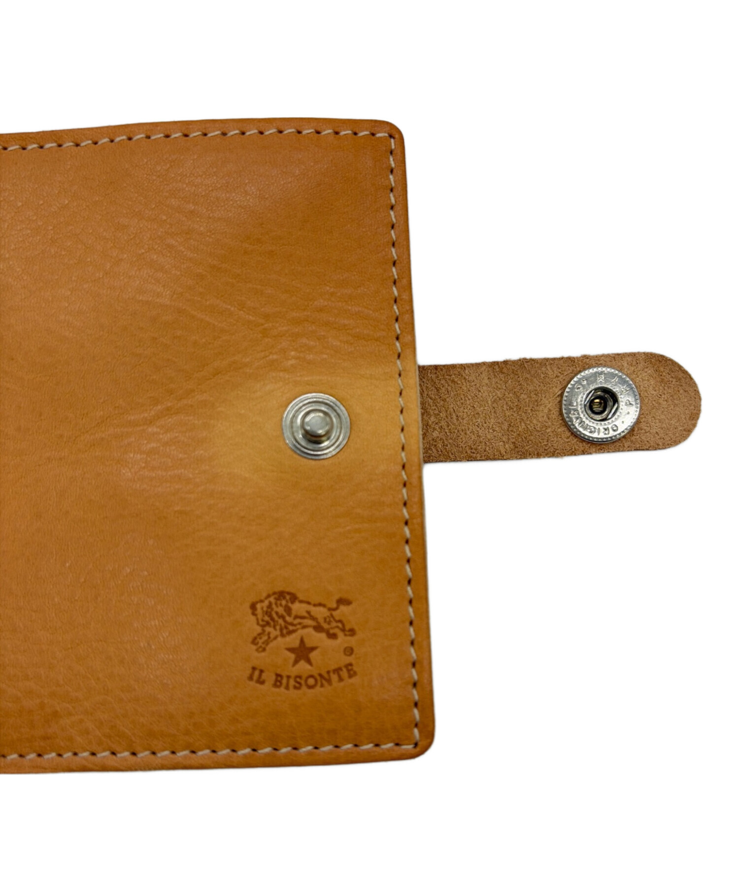 イルビゾンテ二つ折り財布中古 中古・古着通販】IL BISONTE (イル ビゾンテ) 2つ折り財布 ブラウン