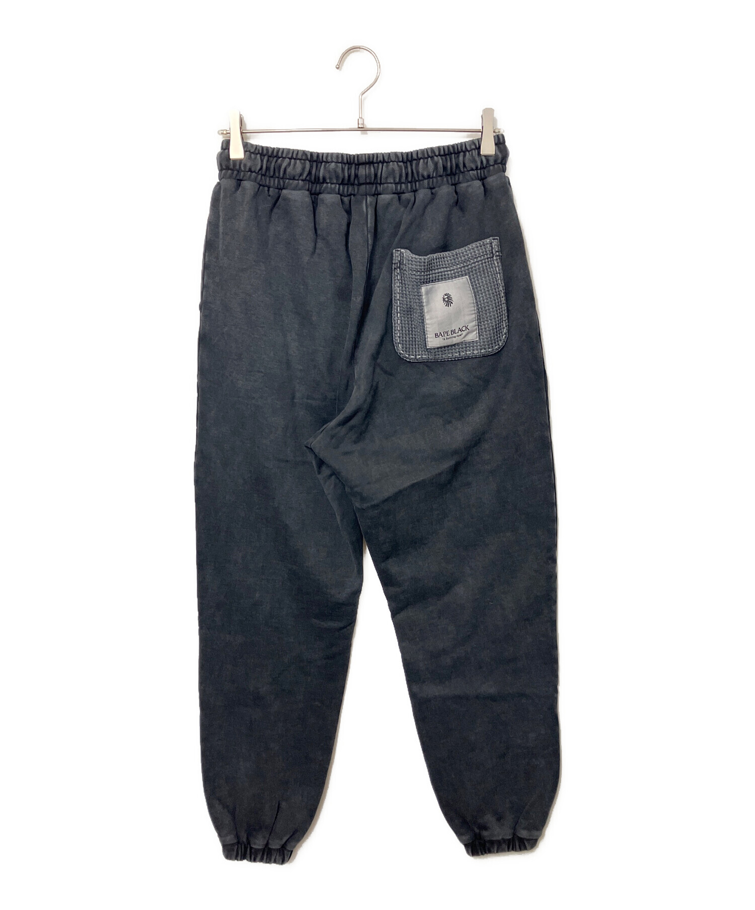 k*k様 A BATHING APE ブラックパンツ Lサイズ 中古・古着通販】BAPE BLACK A BATHING APE (ベイプ ブラック ア