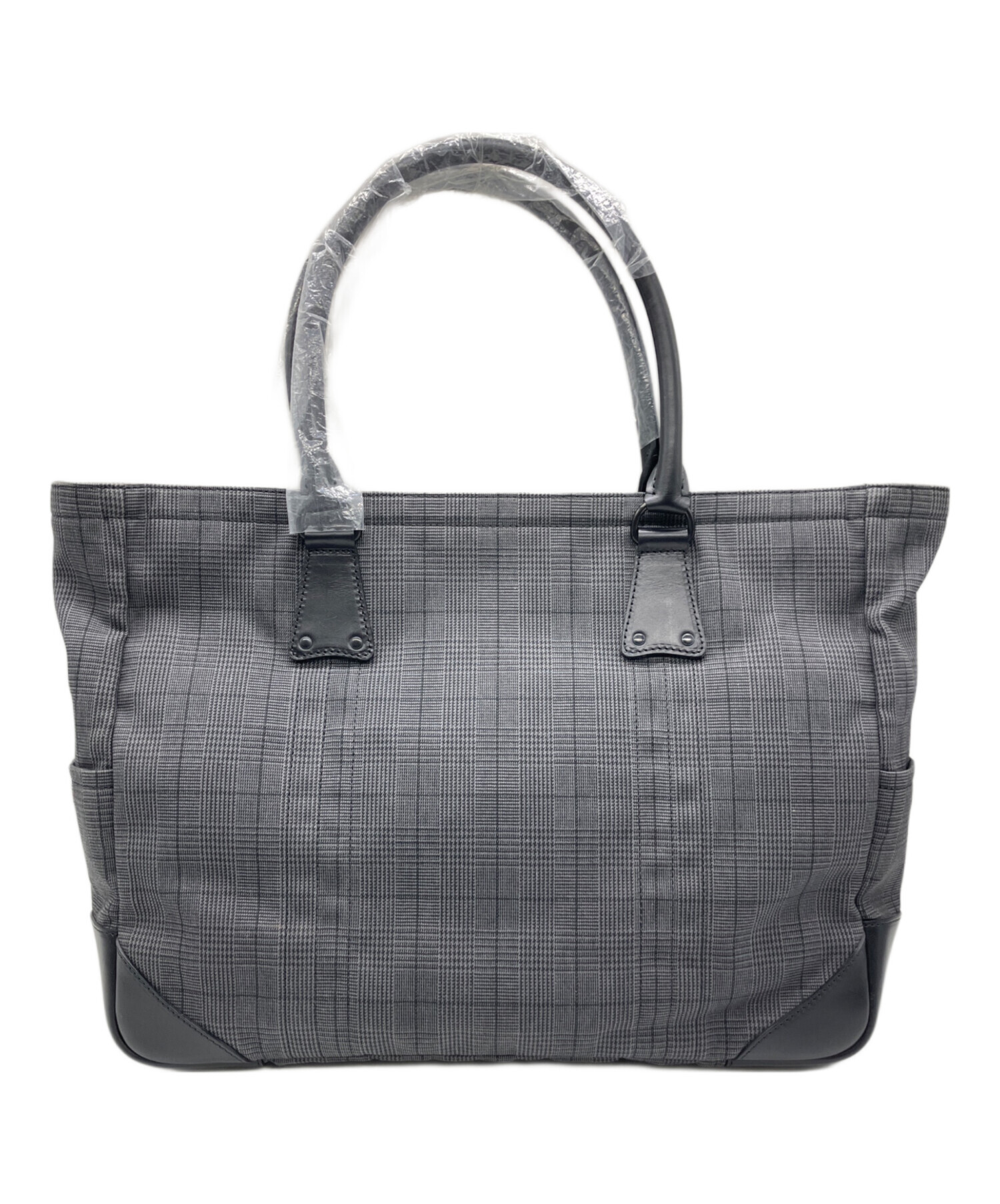 中古・古着通販】PORTER (ポーター) トートバッグ グレー×ブラック 未
