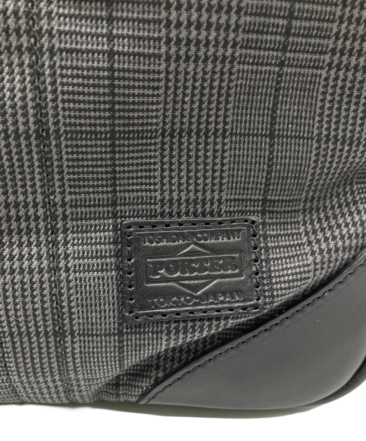 中古・古着通販】PORTER (ポーター) トートバッグ グレー×ブラック 未