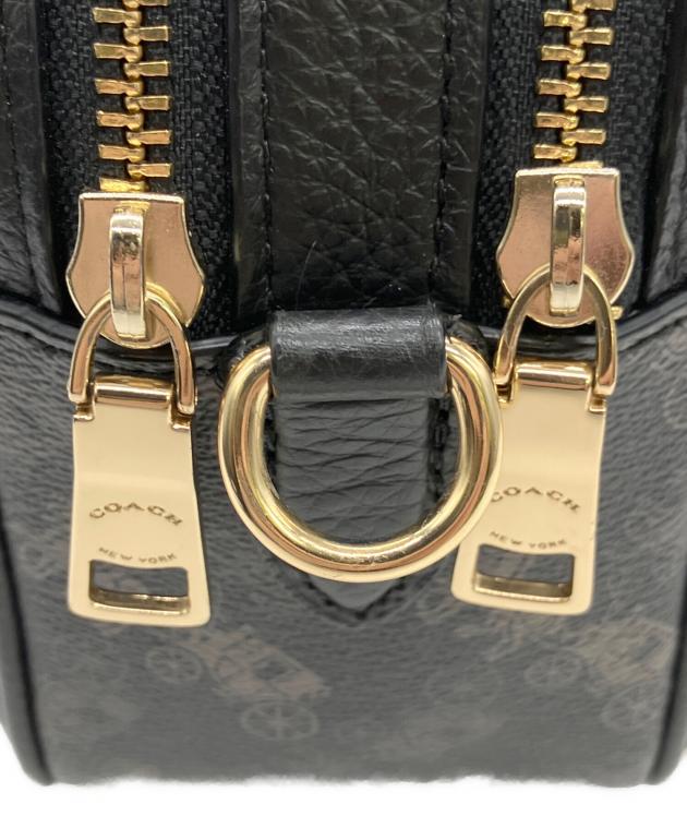 コーチ ショルダーバッグ美品  91109 中古・古着通販】COACH (コーチ) ショルダーバッグ ブラック｜ブランド