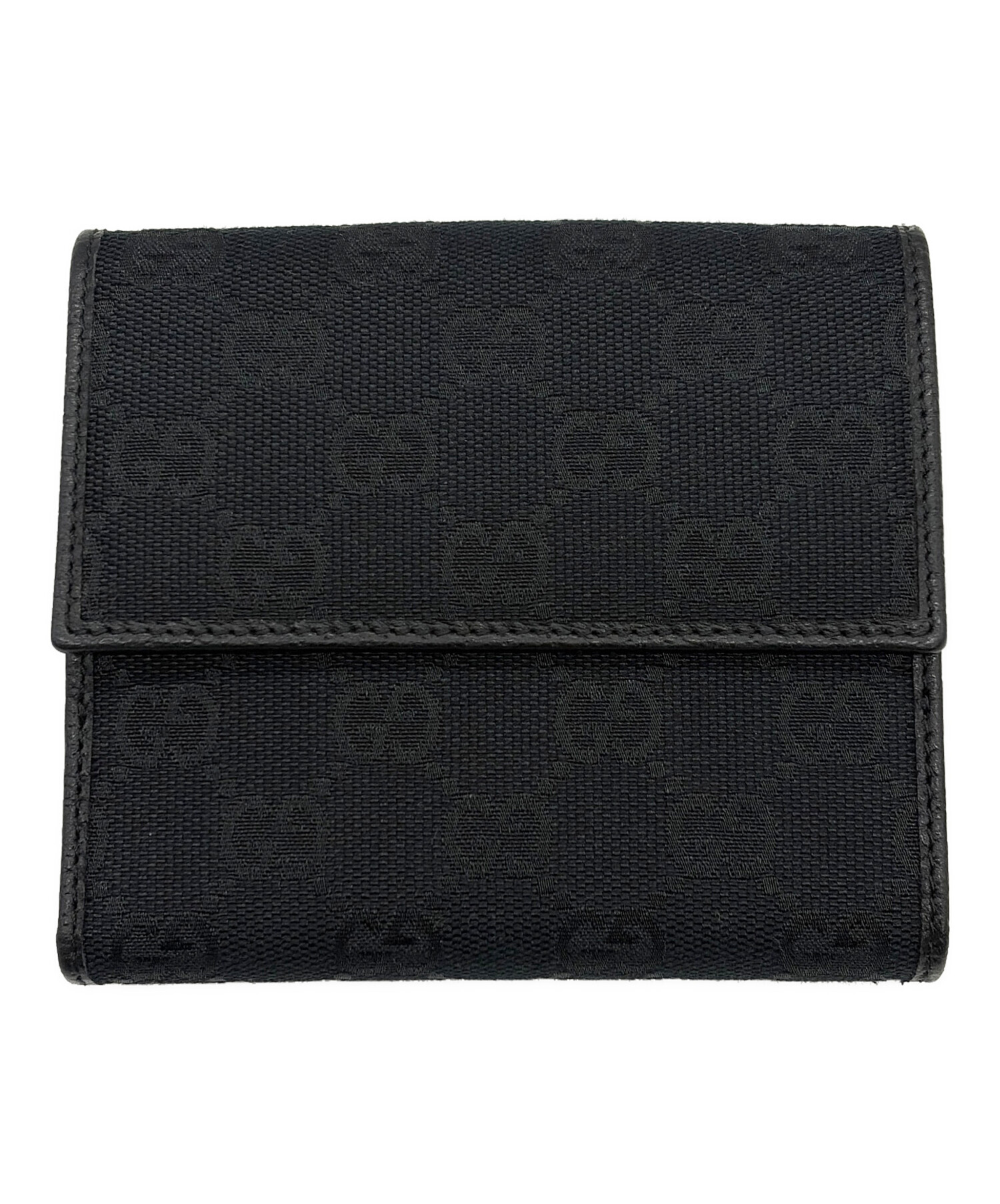 GUCCI 財布　中古 中古・古着通販】GUCCI (グッチ) 2つ折り財布 ブラック｜ブランド
