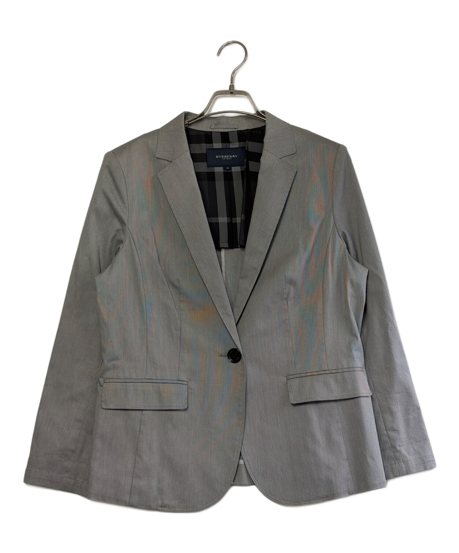 美品 BURBERRY LONDON バーバリー ロンドン ウール シルク スカート スーツ テーラード ジャケット 42 グレー レディース 古着 中古 USED 楽天市場】バーバリー スーツ（レディースファッション）の通販