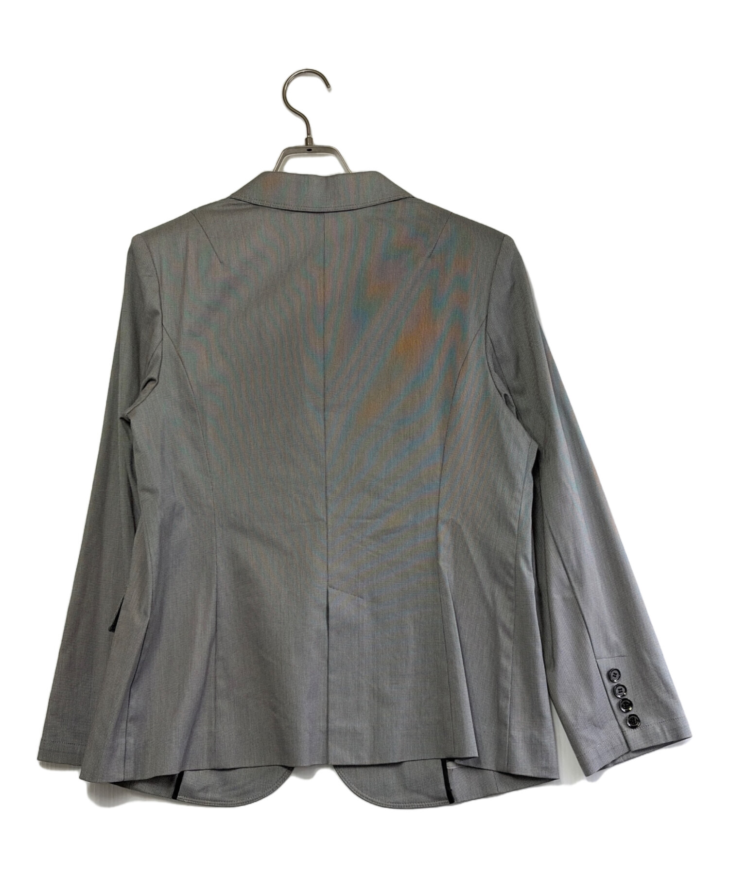 美品 BURBERRY LONDON バーバリー ロンドン ウール シルク スカート スーツ テーラード ジャケット 42 グレー レディース 古着 中古 USED 中古・古着通販】BURBERRY LONDON (バーバリーロンドン) 裏地ノバ