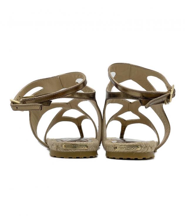 中古・古着通販】JIMMY CHOO (ジミーチュウ) サンダル ベージュ