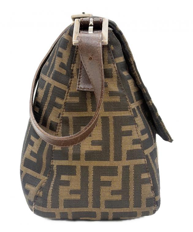 【汚れ・キズ・ダメージ大・ジャンク】FENDI　ショルダーバッグ 中古・古着通販】FENDI (フェンディ) ショルダーバッグ ブラウン