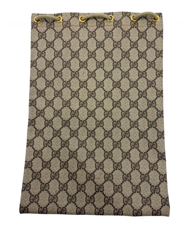 中古・古着通販】GUCCI (グッチ) 巾着バッグ ベージュ｜ブランド・古着
