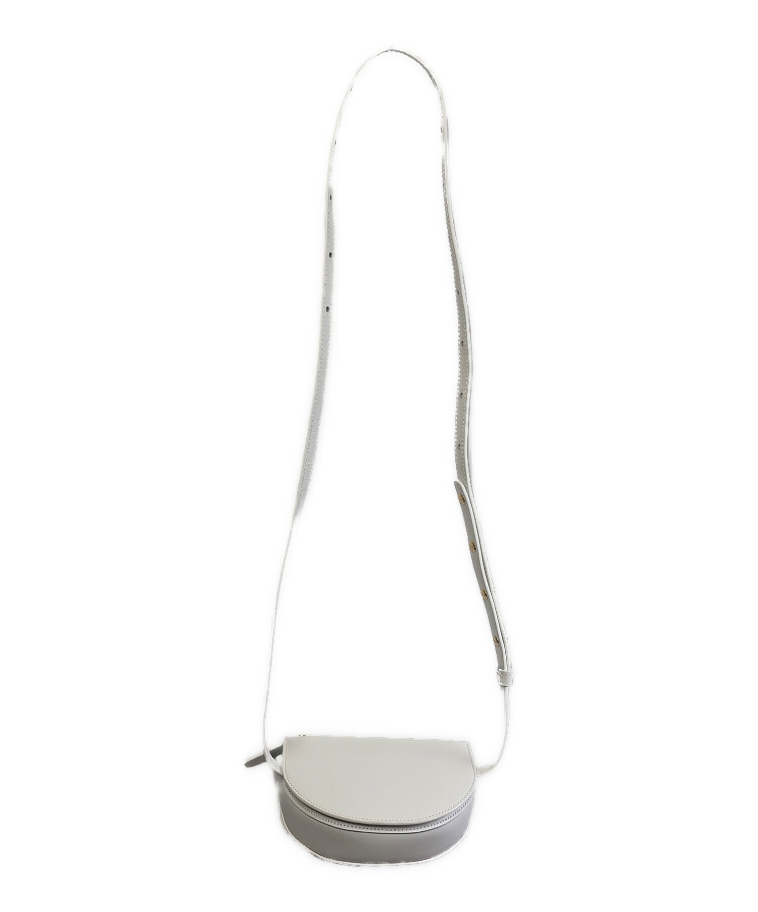 良品 WANDLER ワンドラー エナメル ショルダーバッグ ホワイト  レディース 古着 中古 USED 良品 WANDLER ワンドラー エナメル ショルダーバッグ ホワイト