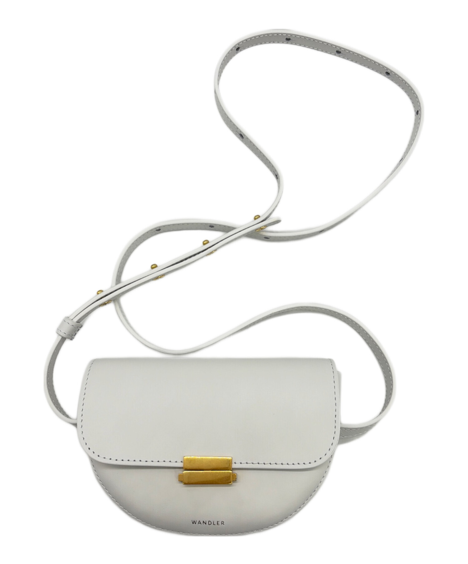 WANDLER ワンドラー ショルダーバッグ - 茶系 【古着】【中古】 中古・古着通販】WANDLER (ワンドラー) ホルテンシア ミディアム
