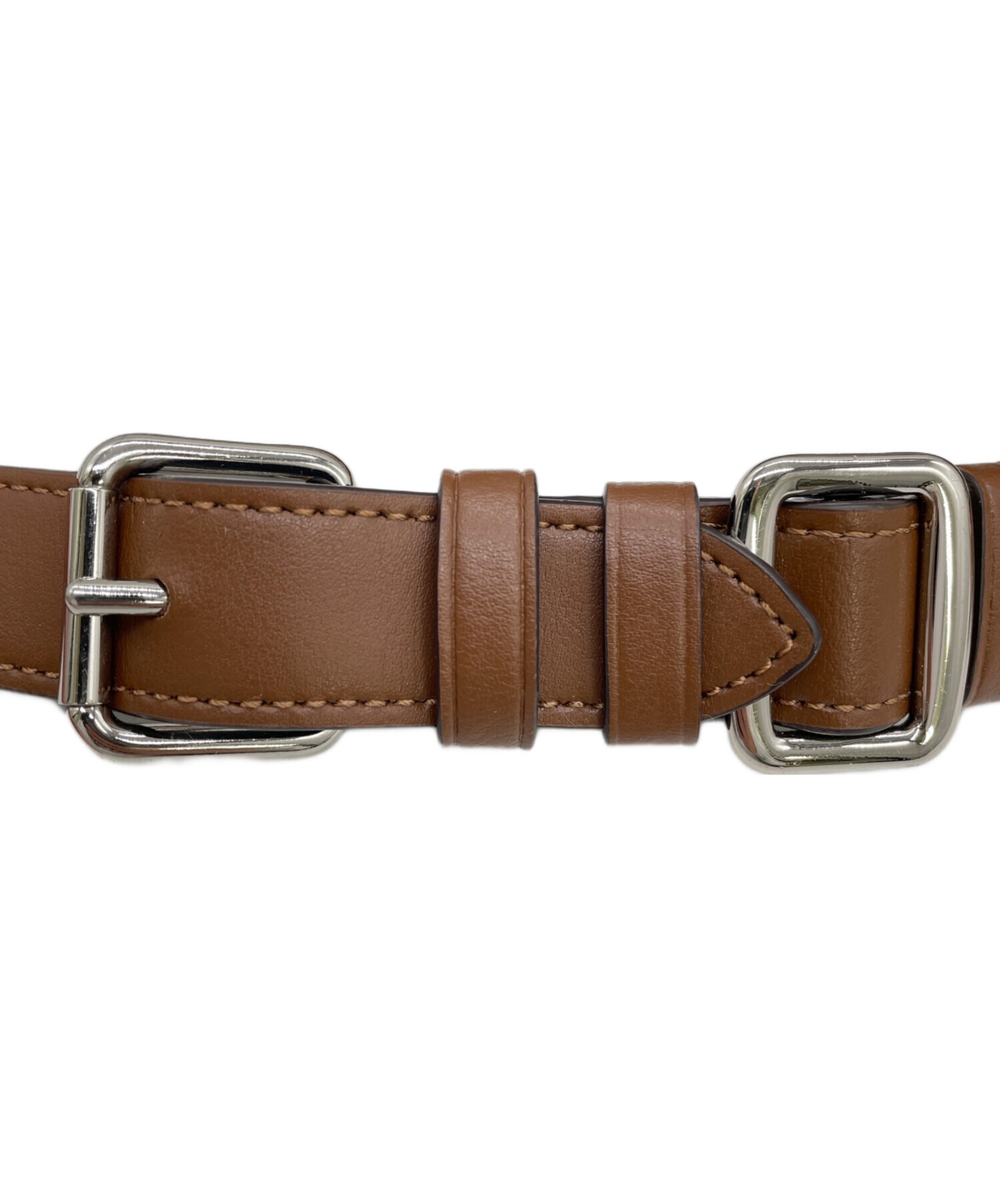 【極美品】COACH ボディバッグ ネイビー ブラウン 中古・古着通販】COACH (コーチ) ボディーバッグ ブラウン×ネイビー