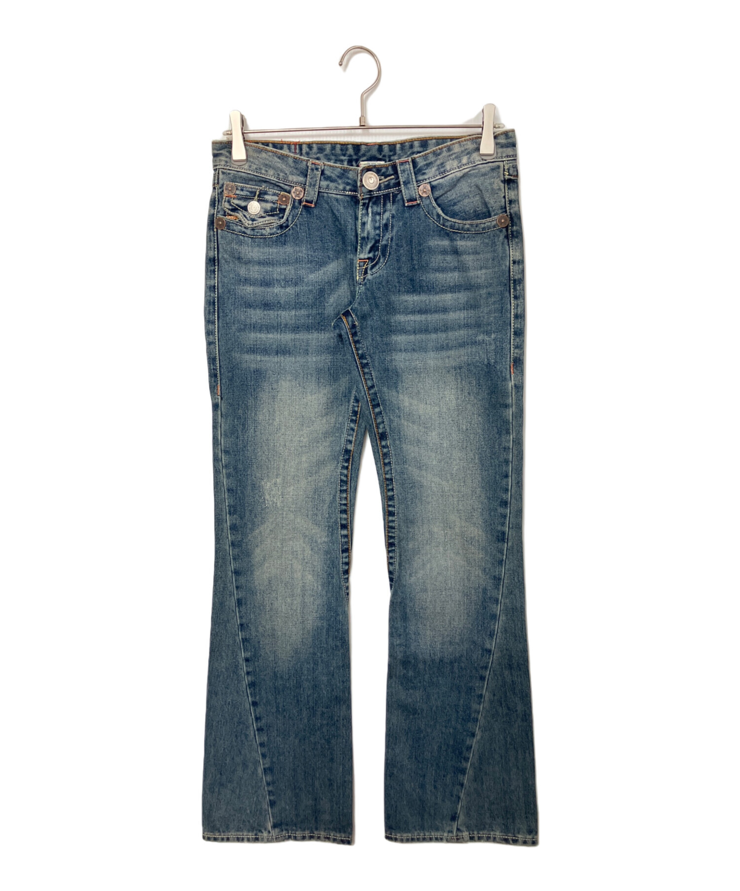 TRUE RELIGION フレア デニム 28インチ 中古・古着通販】TRUE RELIGION (トゥルー レリジョン) フレアデニム