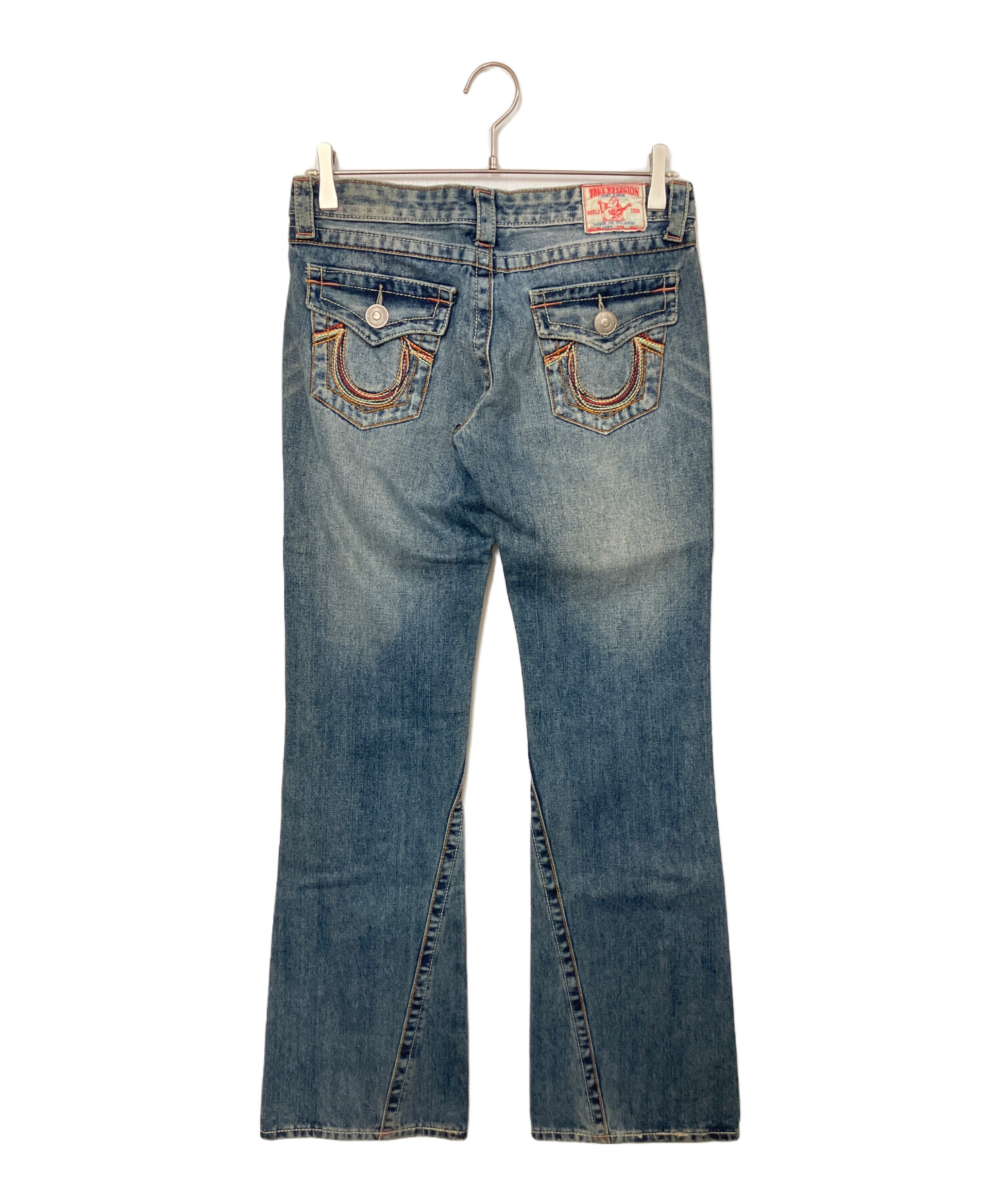 TRUE RELIGION フレア デニム 28インチ 中古・古着通販】TRUE RELIGION (トゥルー レリジョン) フレアデニム