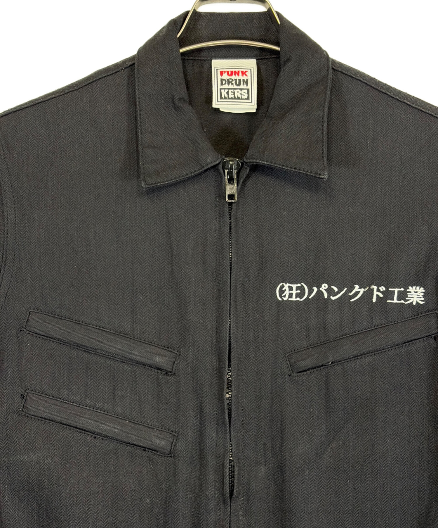 中古・古着通販】PUNK DRUNKERS (パンクドランカーズ) つなぎ ブラック