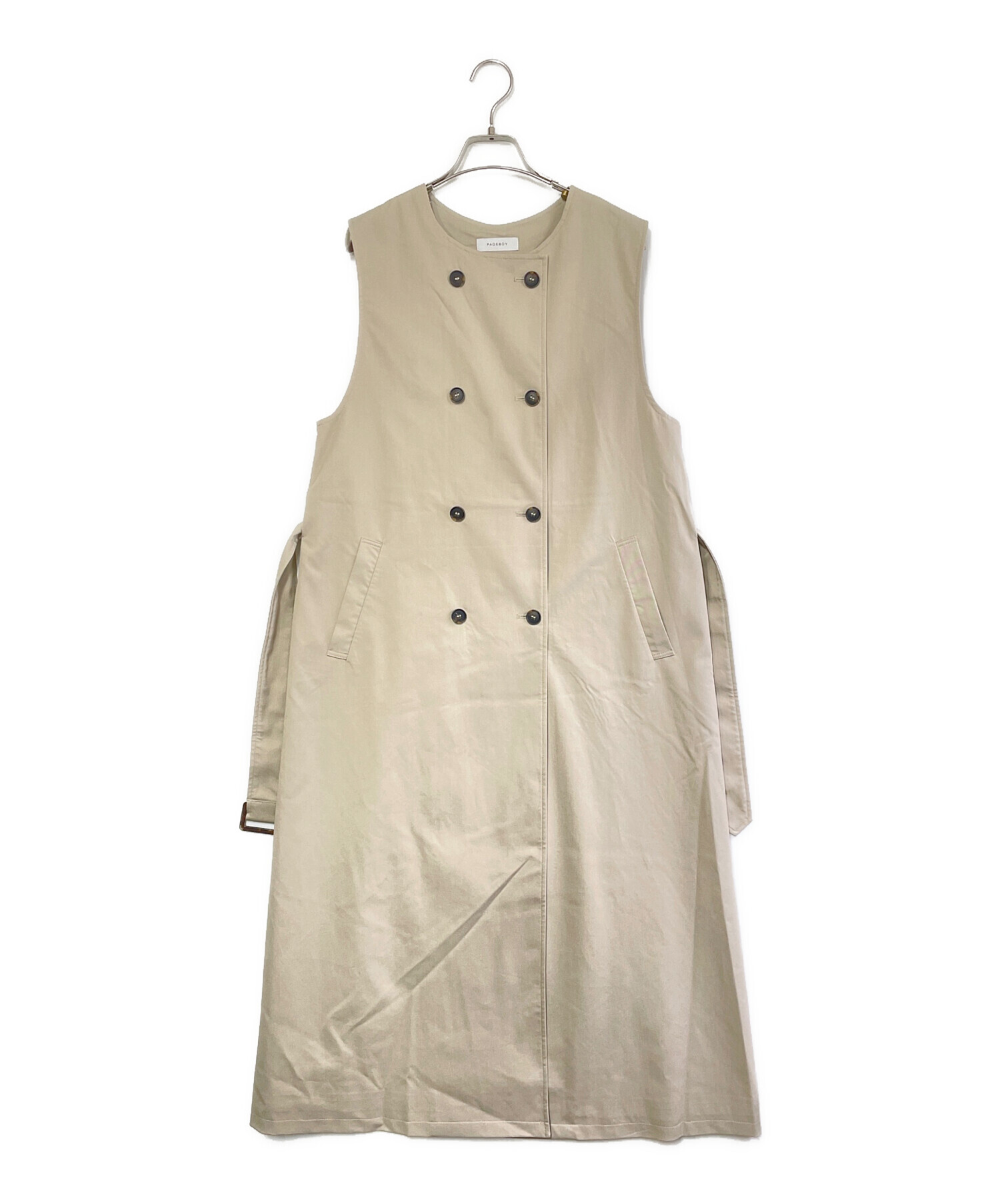 中古・古着通販】PAGEBOY (ページボーイ) トレンチコート ベージュ 
