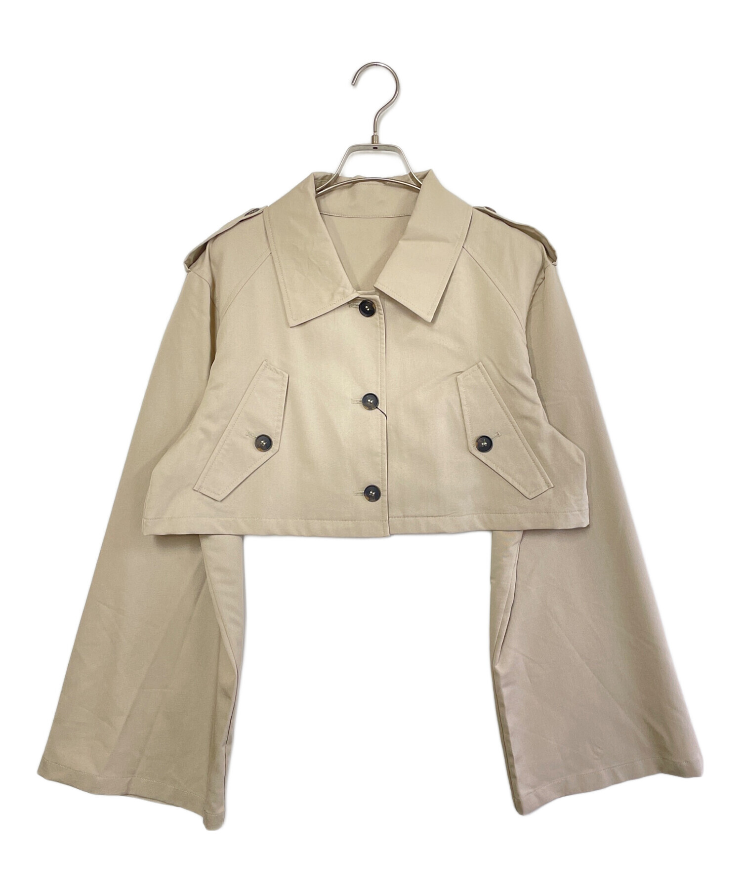 中古・古着通販】PAGEBOY (ページボーイ) トレンチコート ベージュ 
