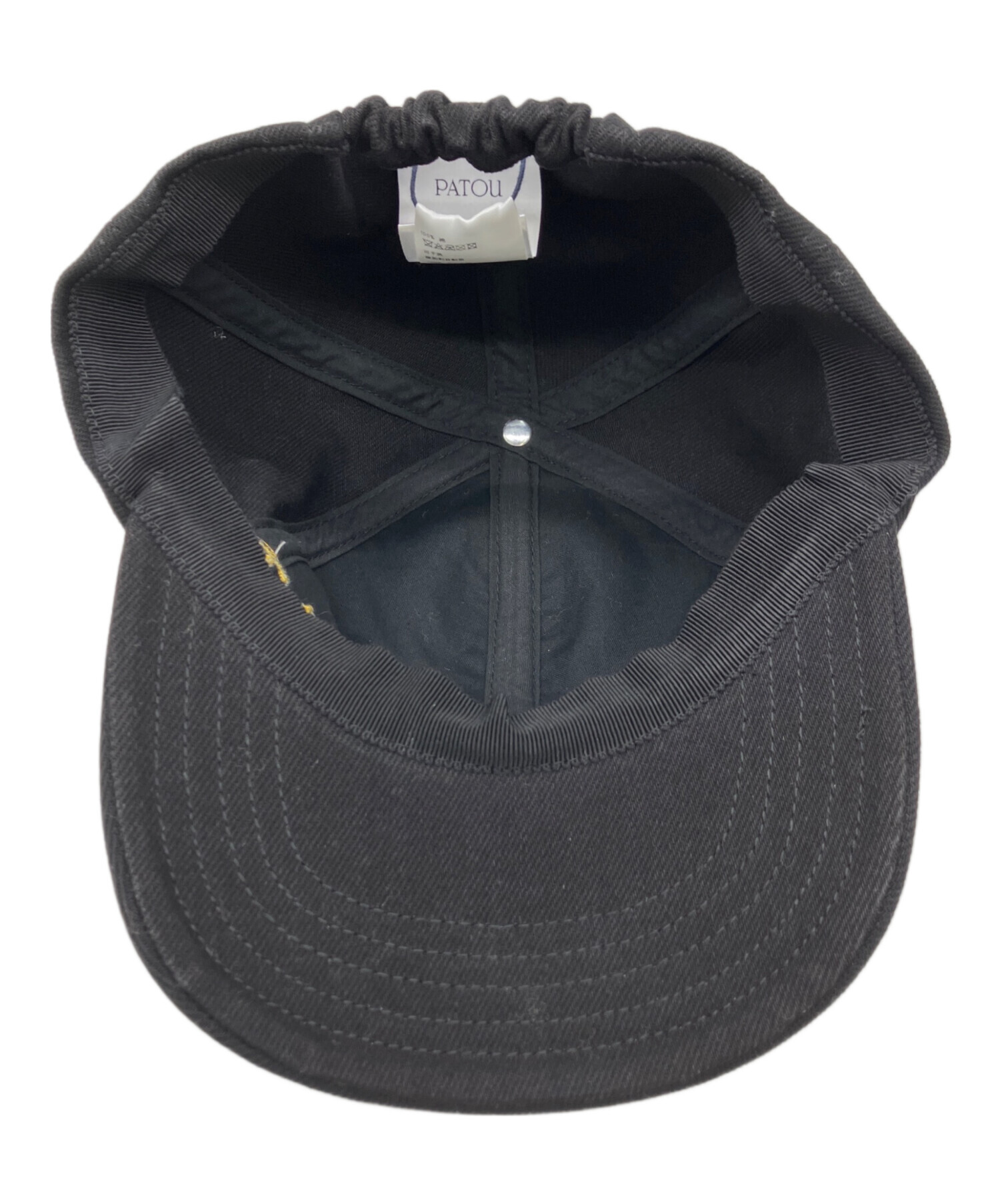 中古・古着通販】Patou (パトゥ) キャップ ブラック 未使用品