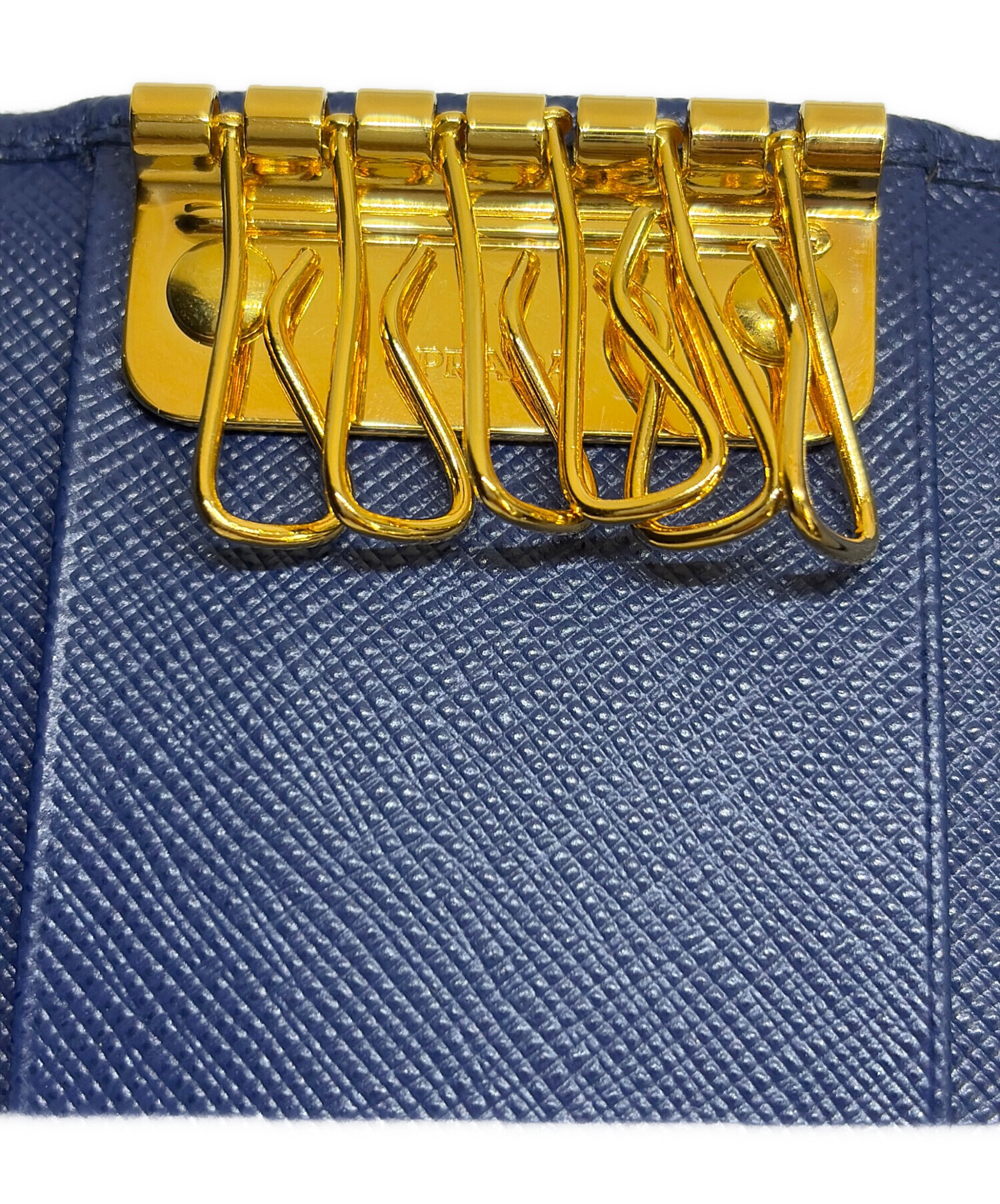 中古・古着通販】PRADA (プラダ) 6連キーケース ネイビー｜ブランド 