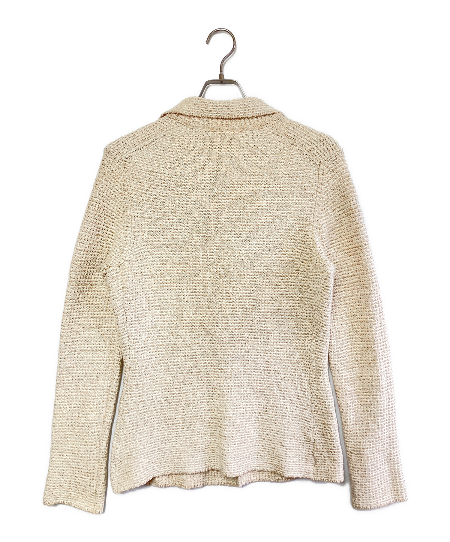 クルチアーニ CRUCIANI ニット 衣料品 トップス ウール レディース ベージュ系 【中古】 中古・古着通販】Cruciani (クルチアーニ) ローゲージニットジャケット
